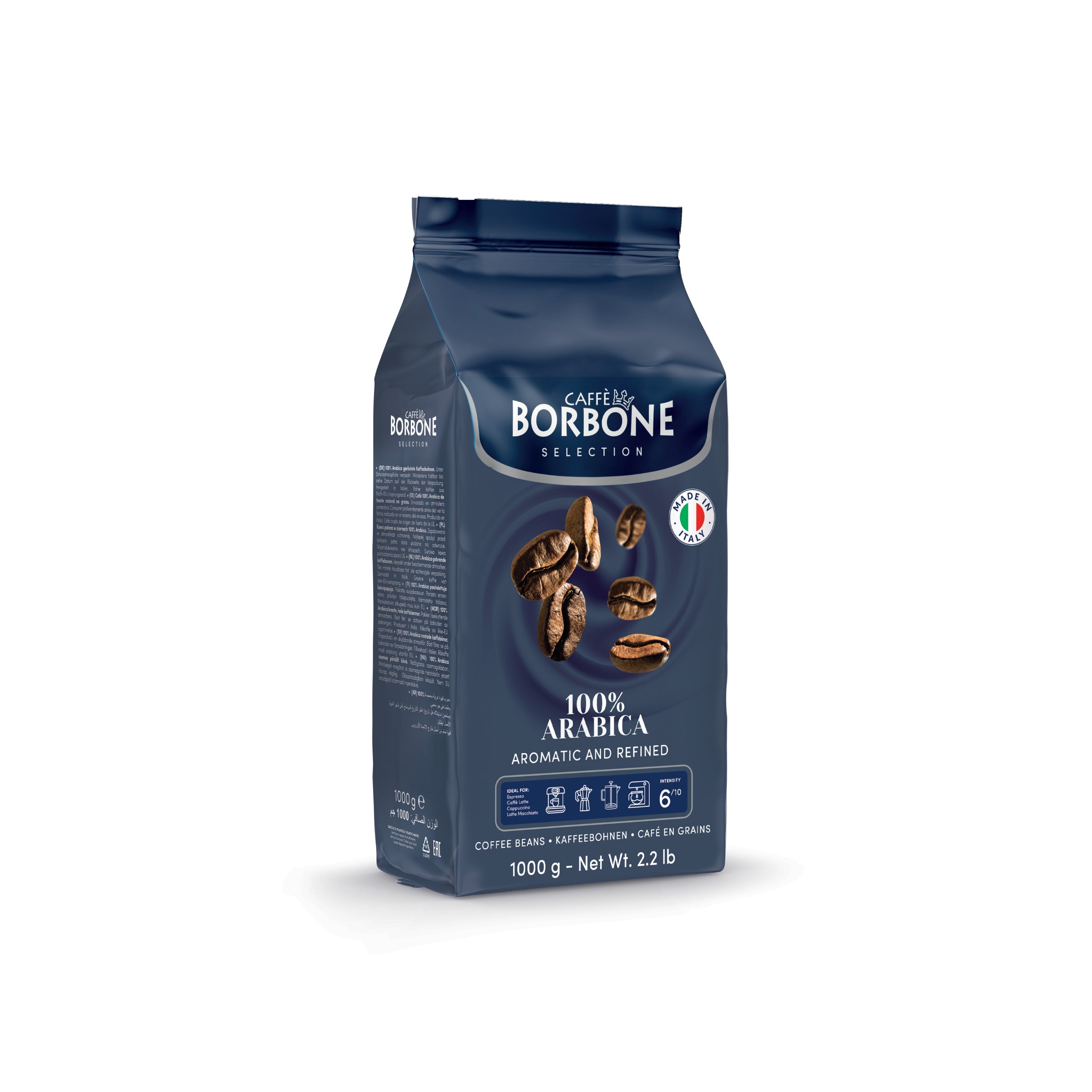 1000 Gr Beans 100 Arabica Caffe Borbone