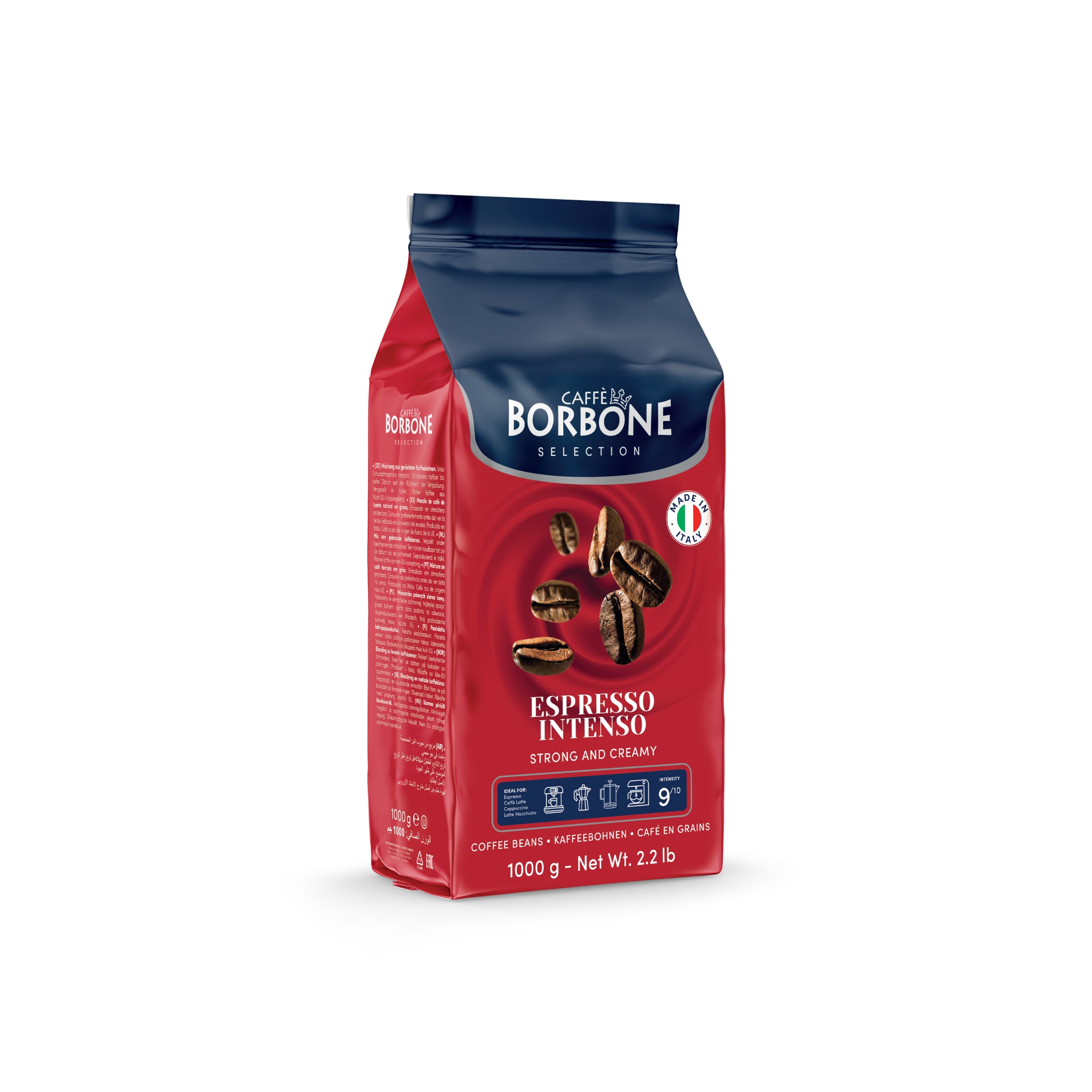1000 Gr Beans Espresso Intenso Caffe Borbone