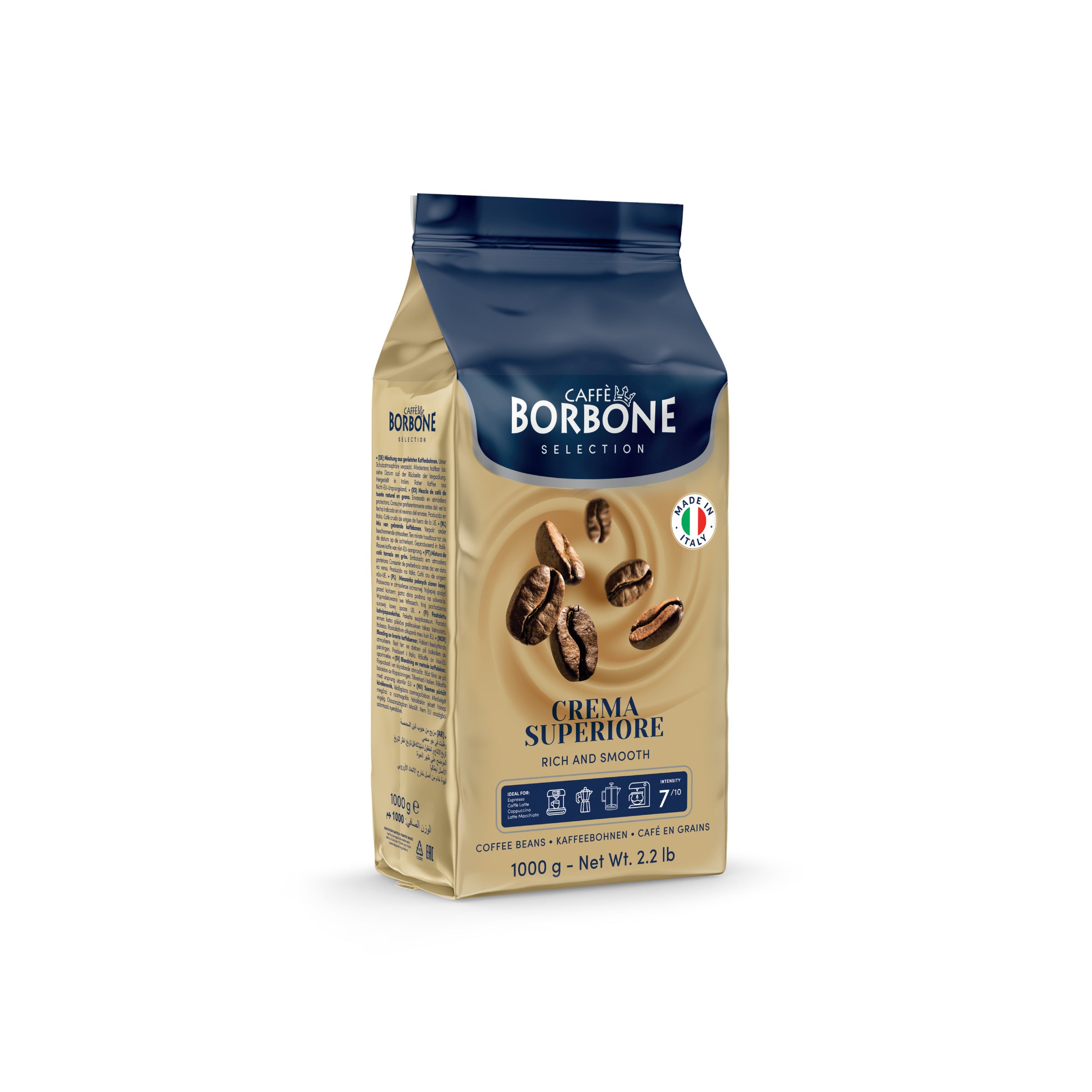 1000 Gr Beans Crema Superiore Caffe Borbone