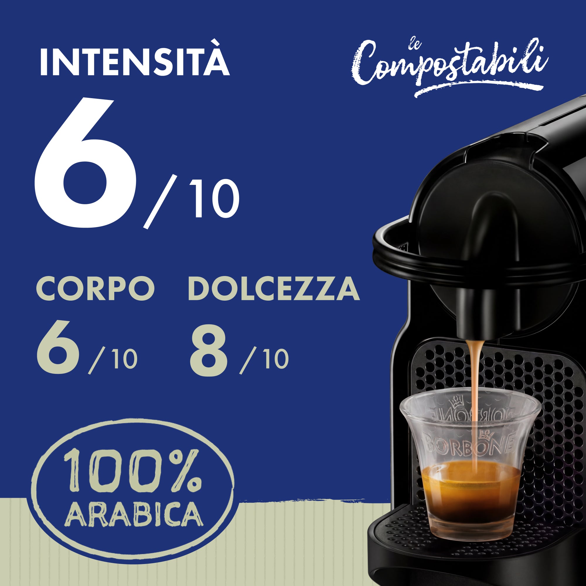 50 Compostable Compatible Capsules Nespresso