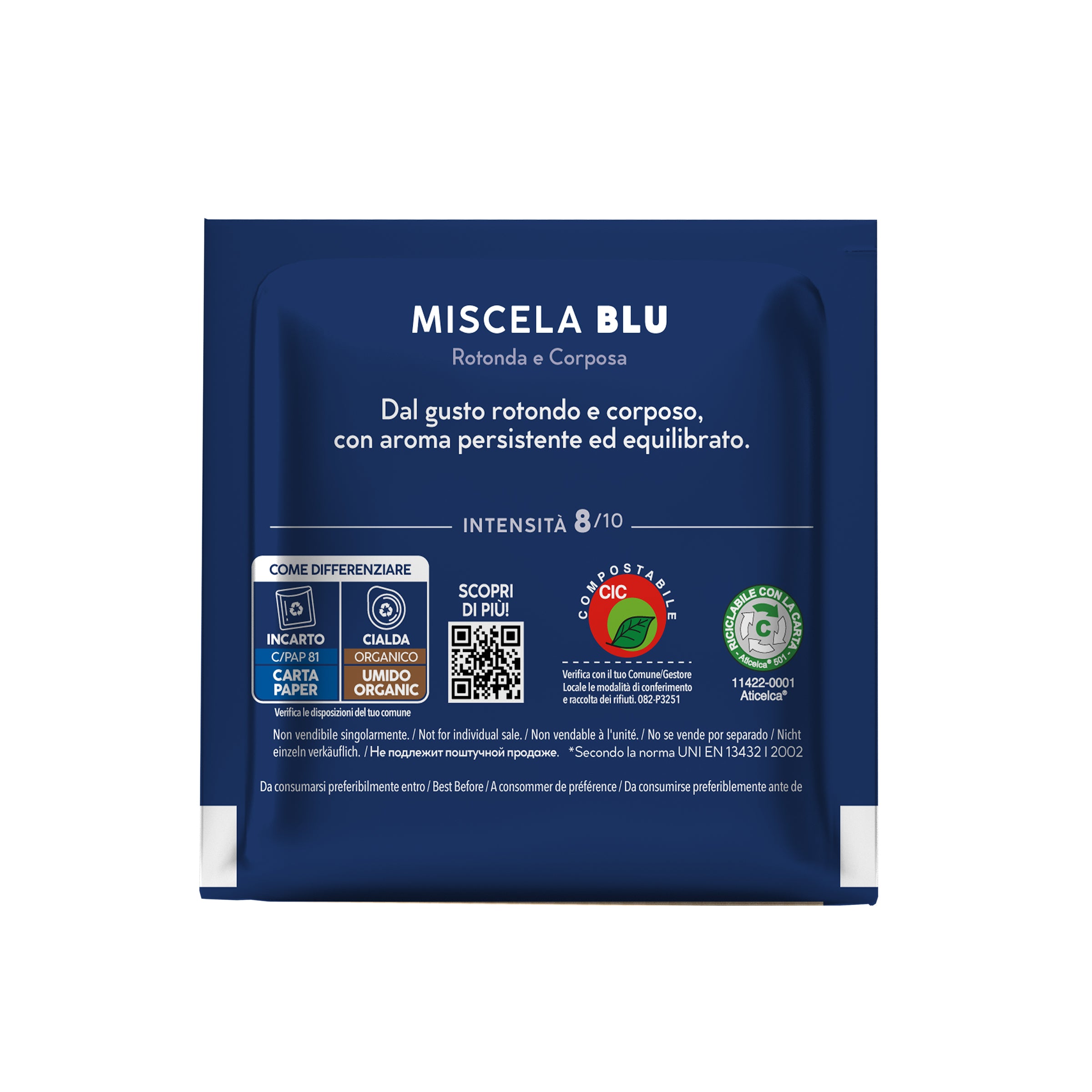 Ese Paper Pods 44 Mm Caffe Borbone Blue Blend