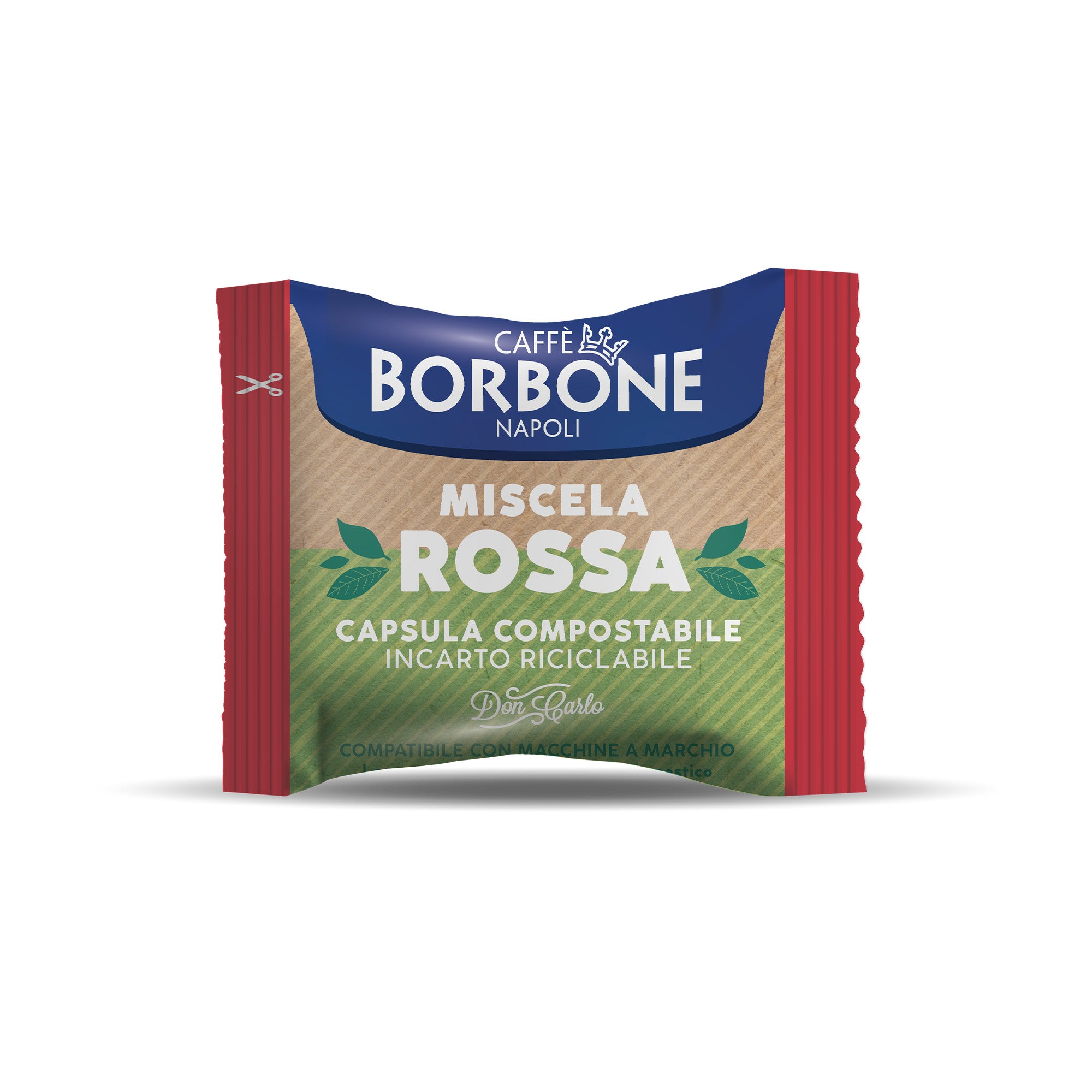 Borbone Don Carlo Red Blend Compostable Capsules Compatible Lavazza A Modo Mio