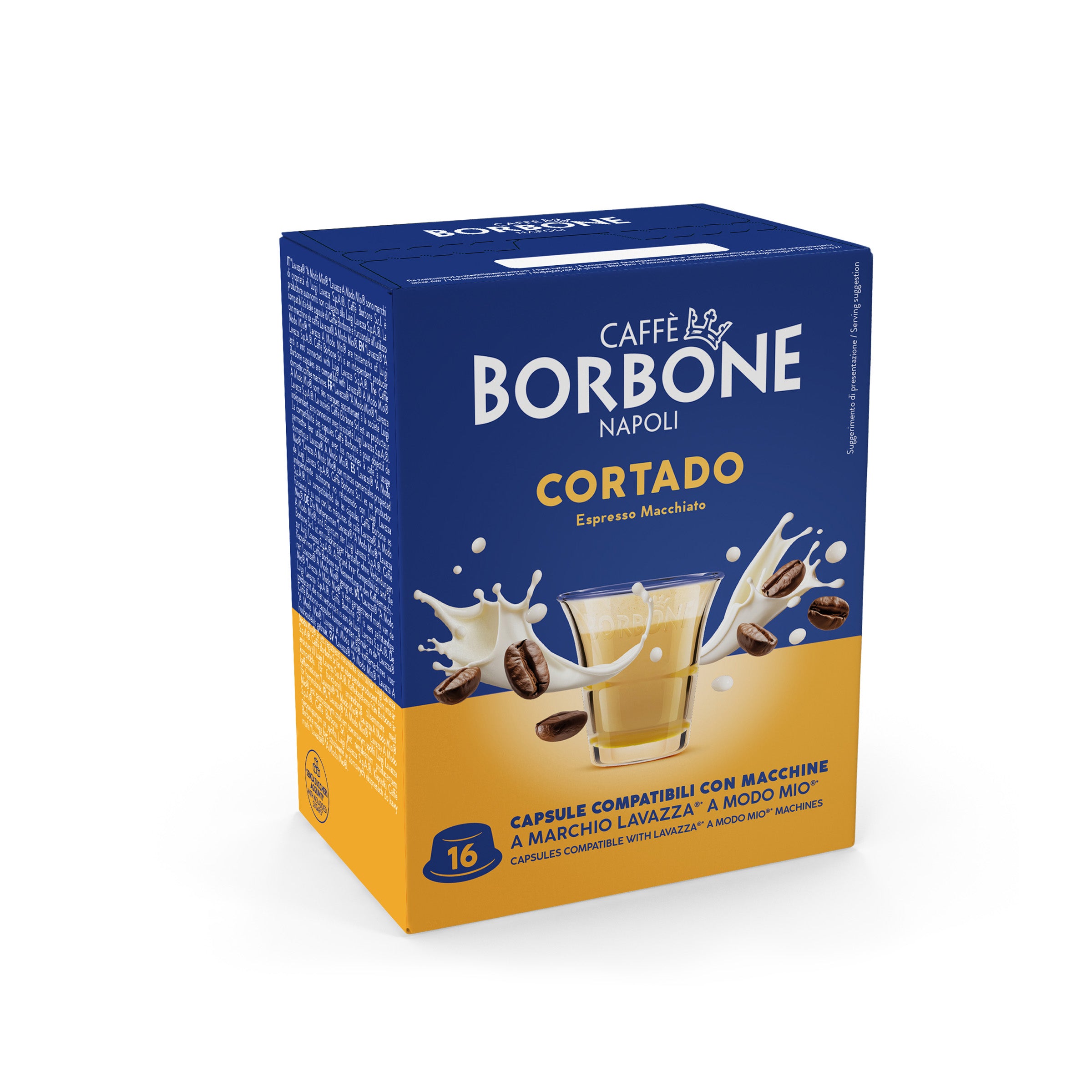 Capsule Compatible Borbone Lavazza A Modo Mio Coffee Machines With The Taste Of Cortado