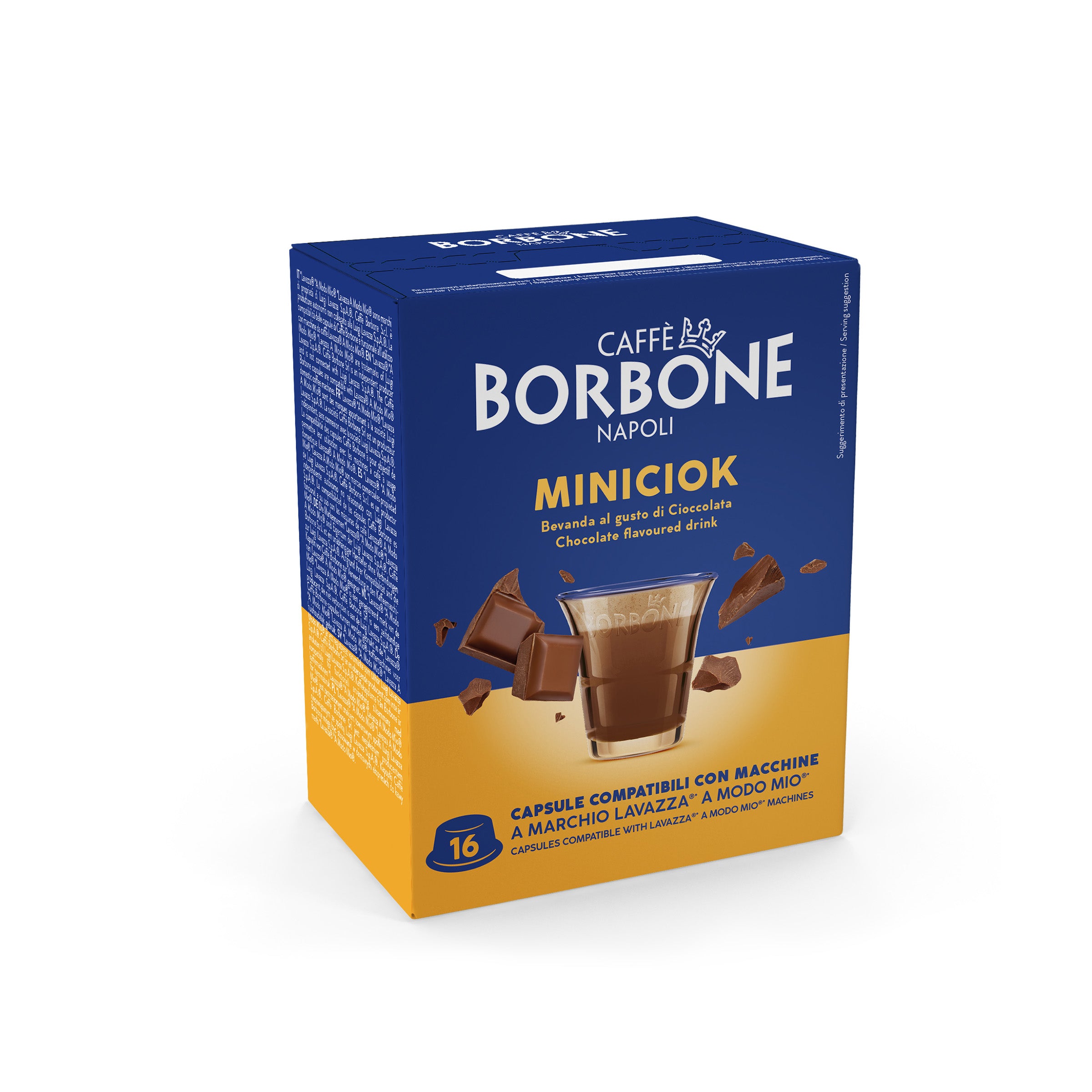 Capsule Compatible Borbone Lavazza A Modo Mio Coffee Machines With The Taste Of Chocolate
