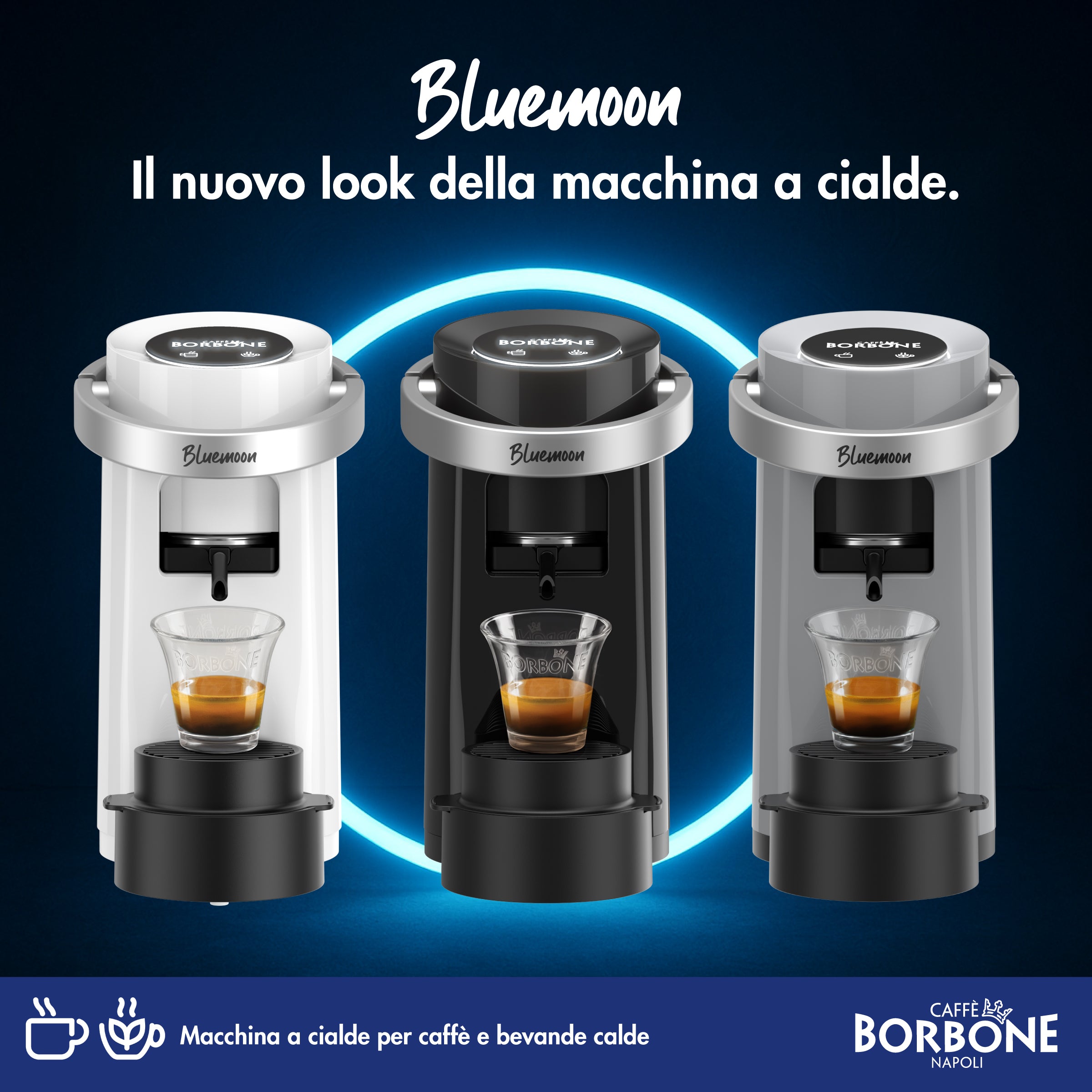 Bluemoon Caffe Borbone White