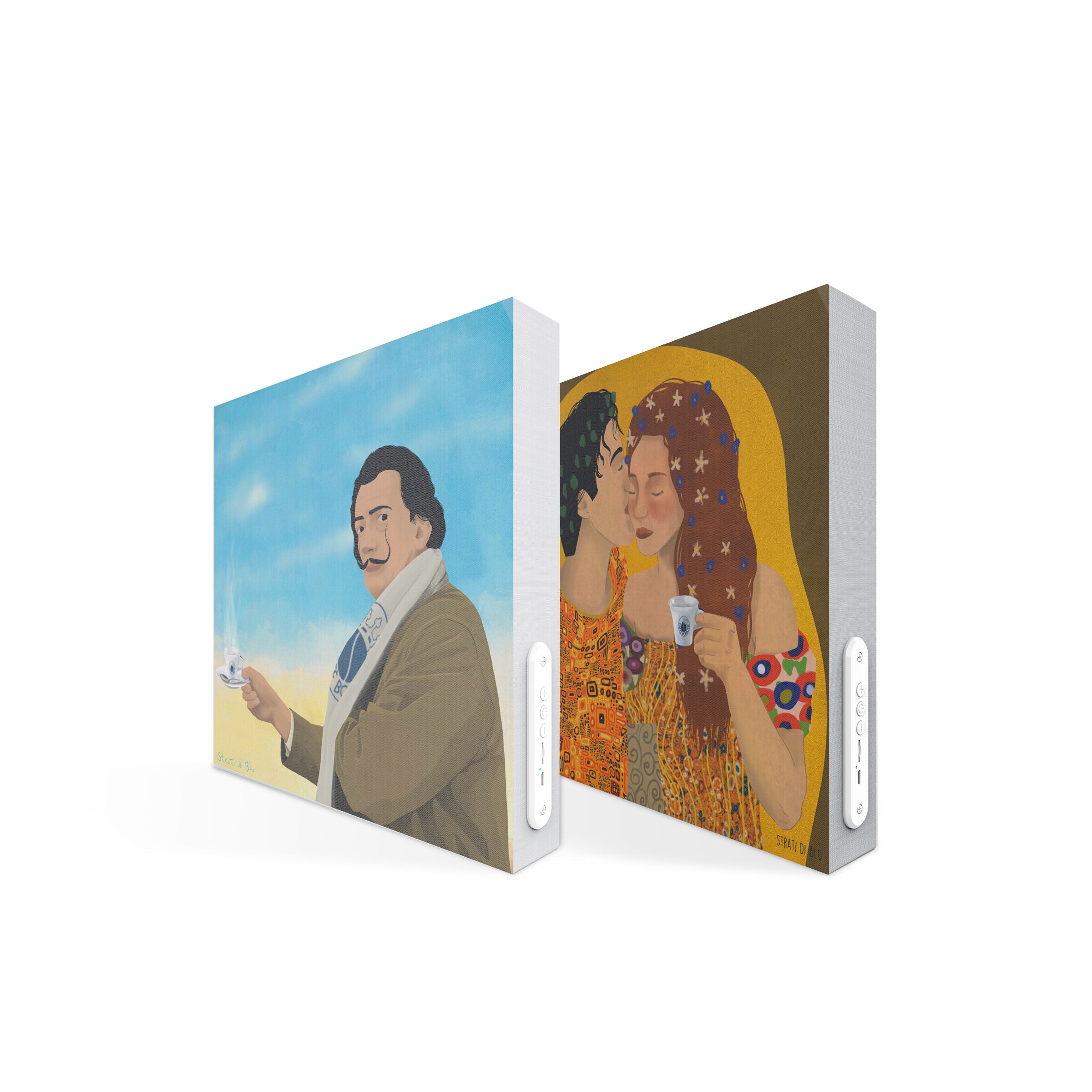 Frames Speaker Bluetooth Couple 3 Dali Klimt