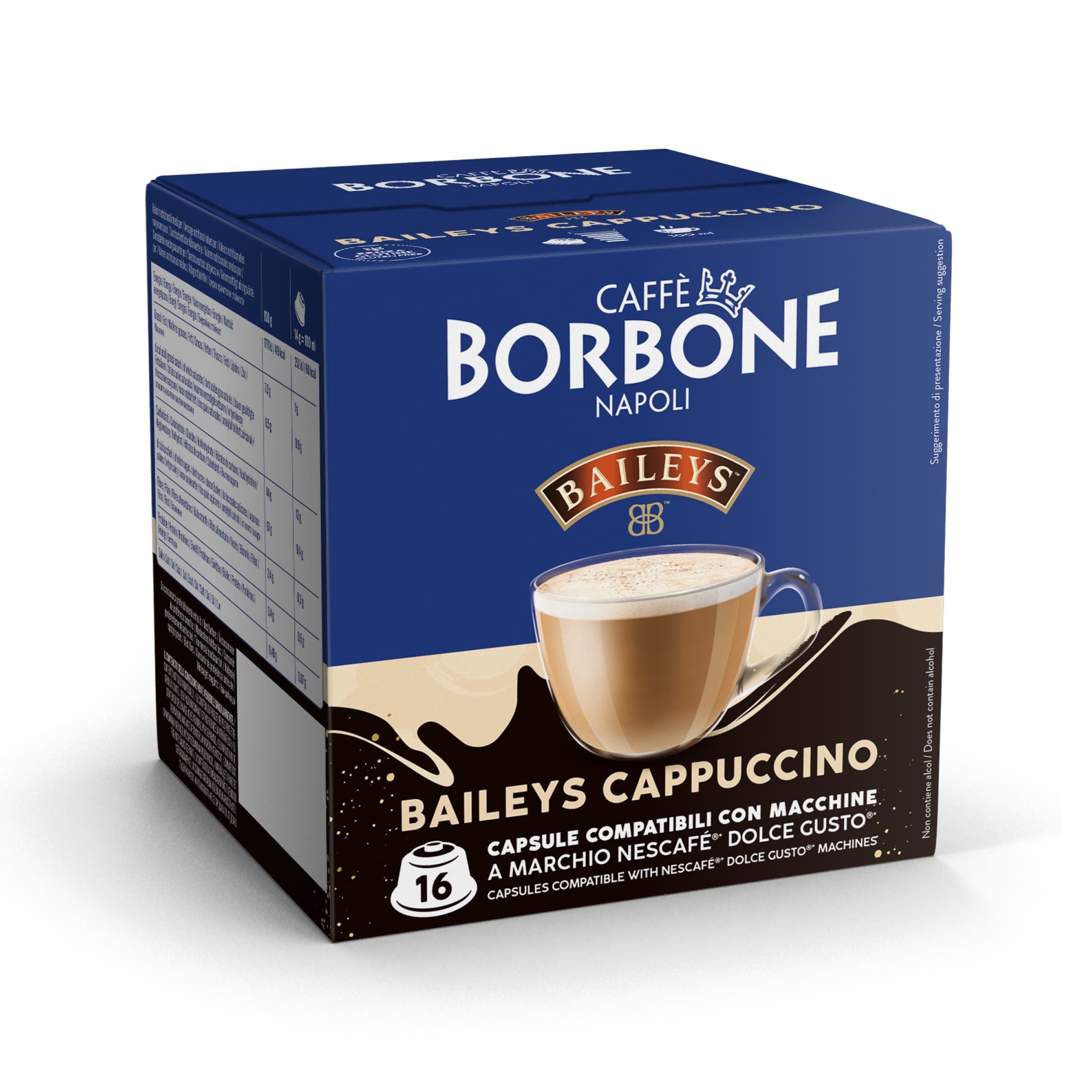Capsules Compatible Borbone Machines Nescafe Dolce Gusto Coffee With Baileys Flavor