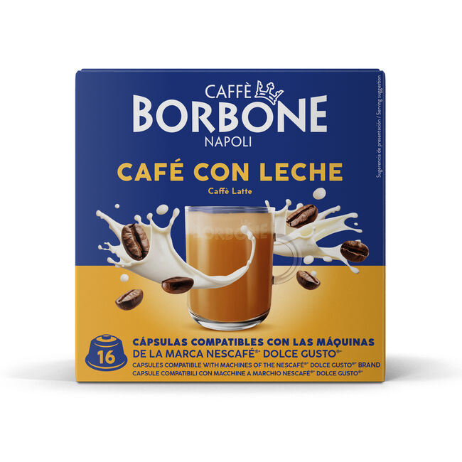 Capsules Compatible Borbone Machines Nescafe Dolce Gusto Cafe Con Leche