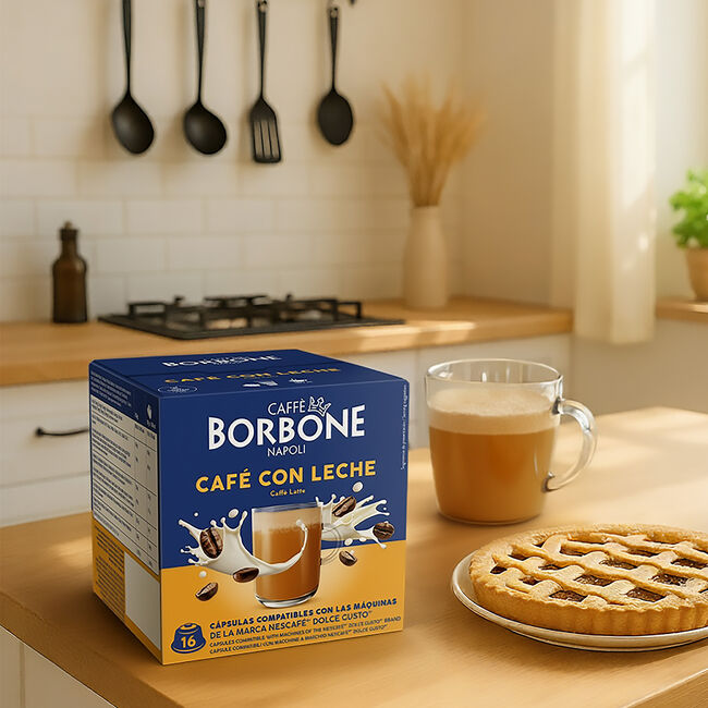 Capsules Compatible Borbone Machines Nescafe Dolce Gusto Cafe Con Leche