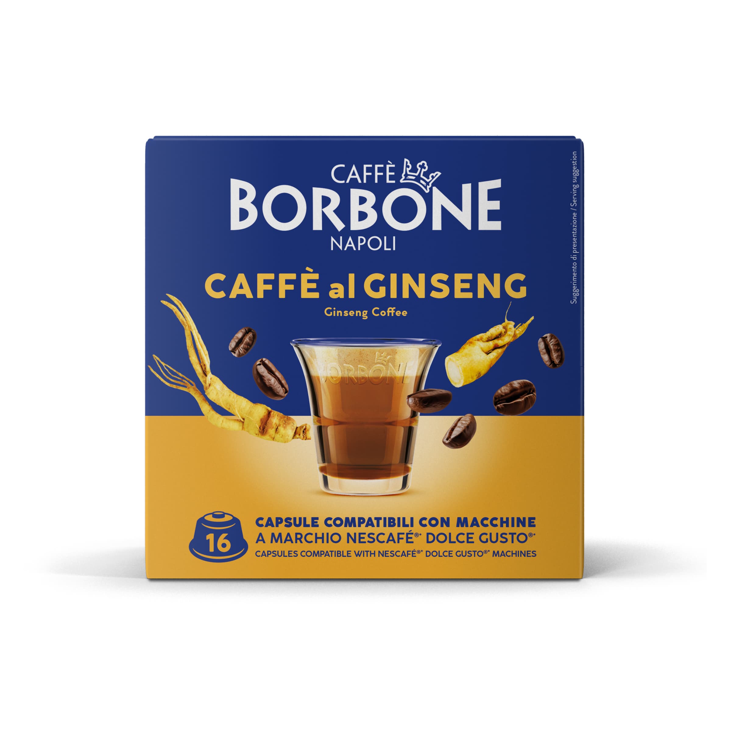 Capsules Borbone Compatible Coffee Machines Nescafe Dolce Gusto Flavored Ginseng
