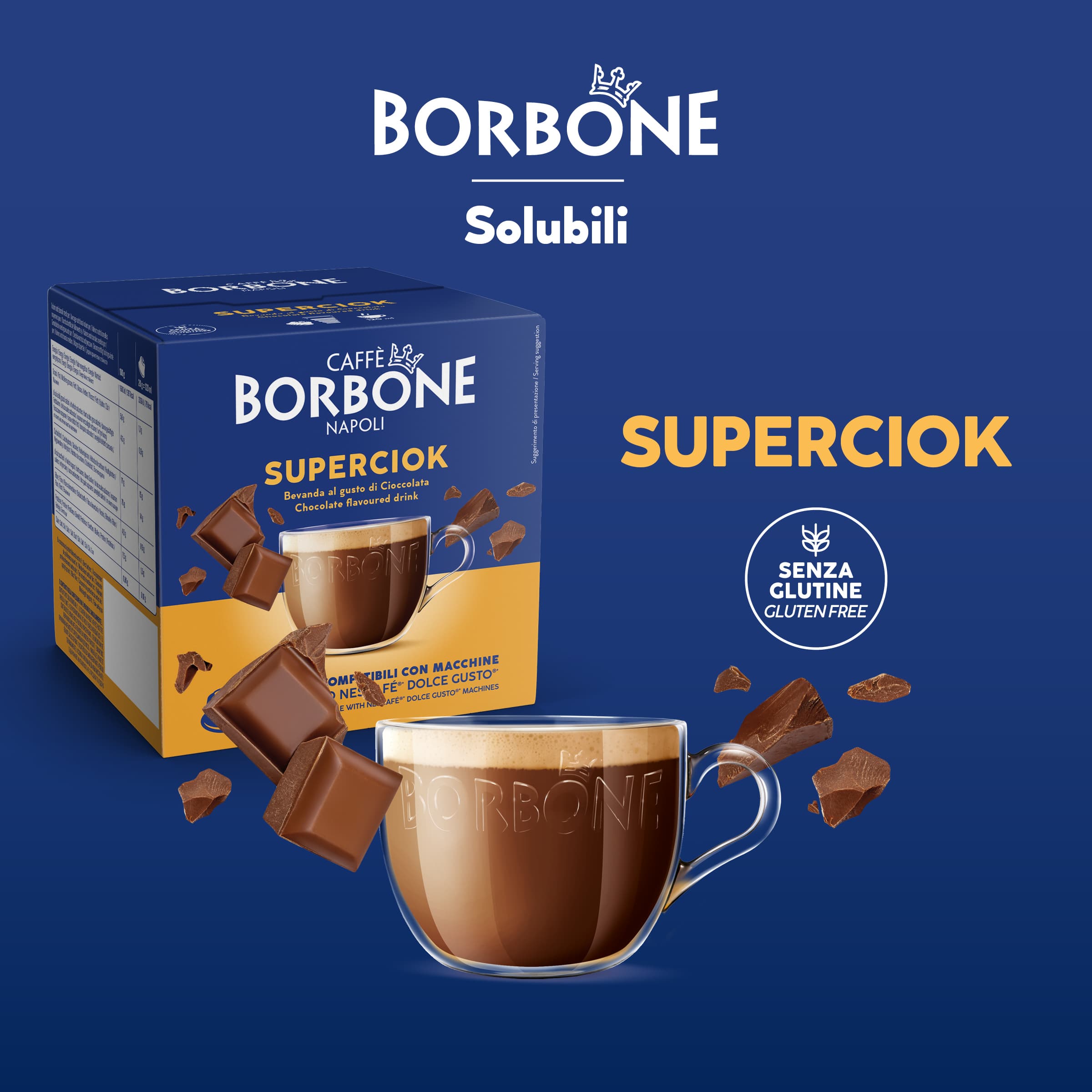 Capsules Compatible Borbone Machines Nescafe Dolce Gusto Coffee With Chocolate Flavor