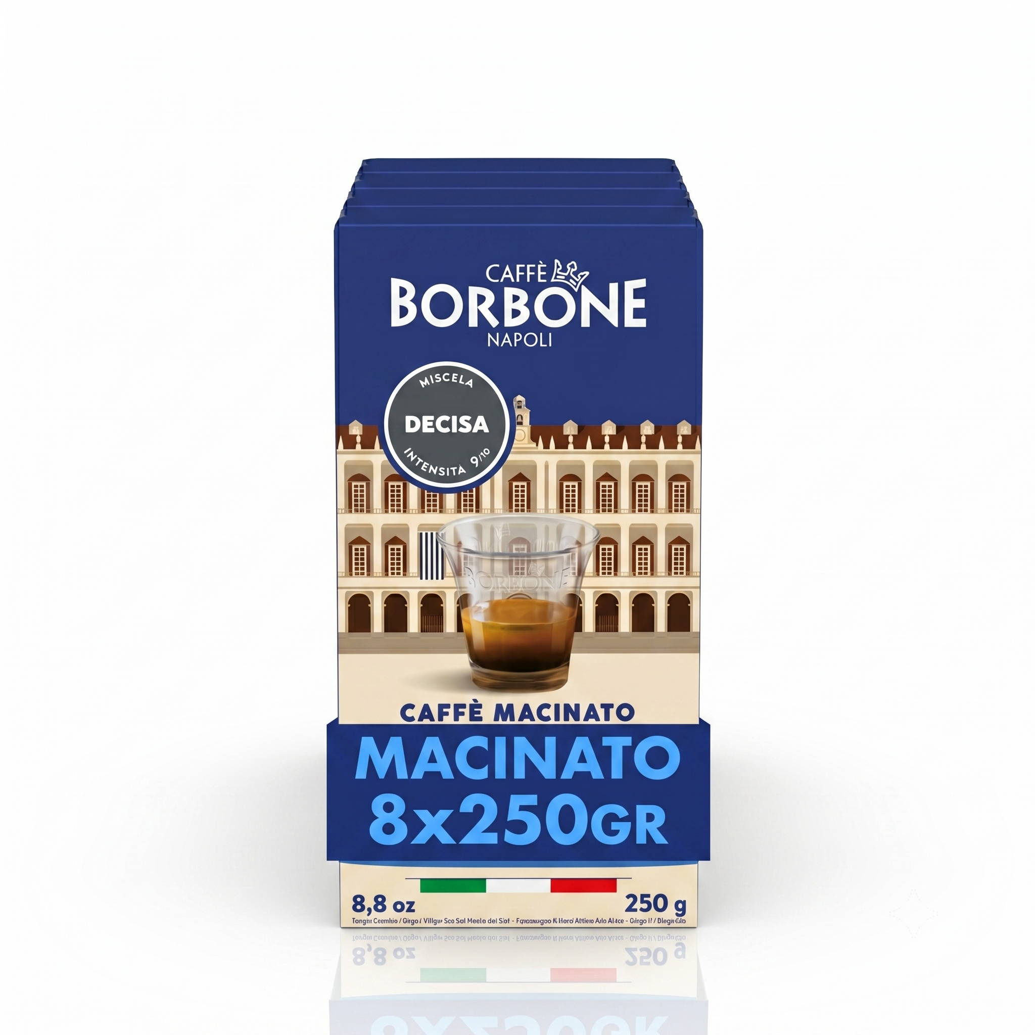 Moka Borbone Decisa Blend 2Kg Bundle 8X250Gr