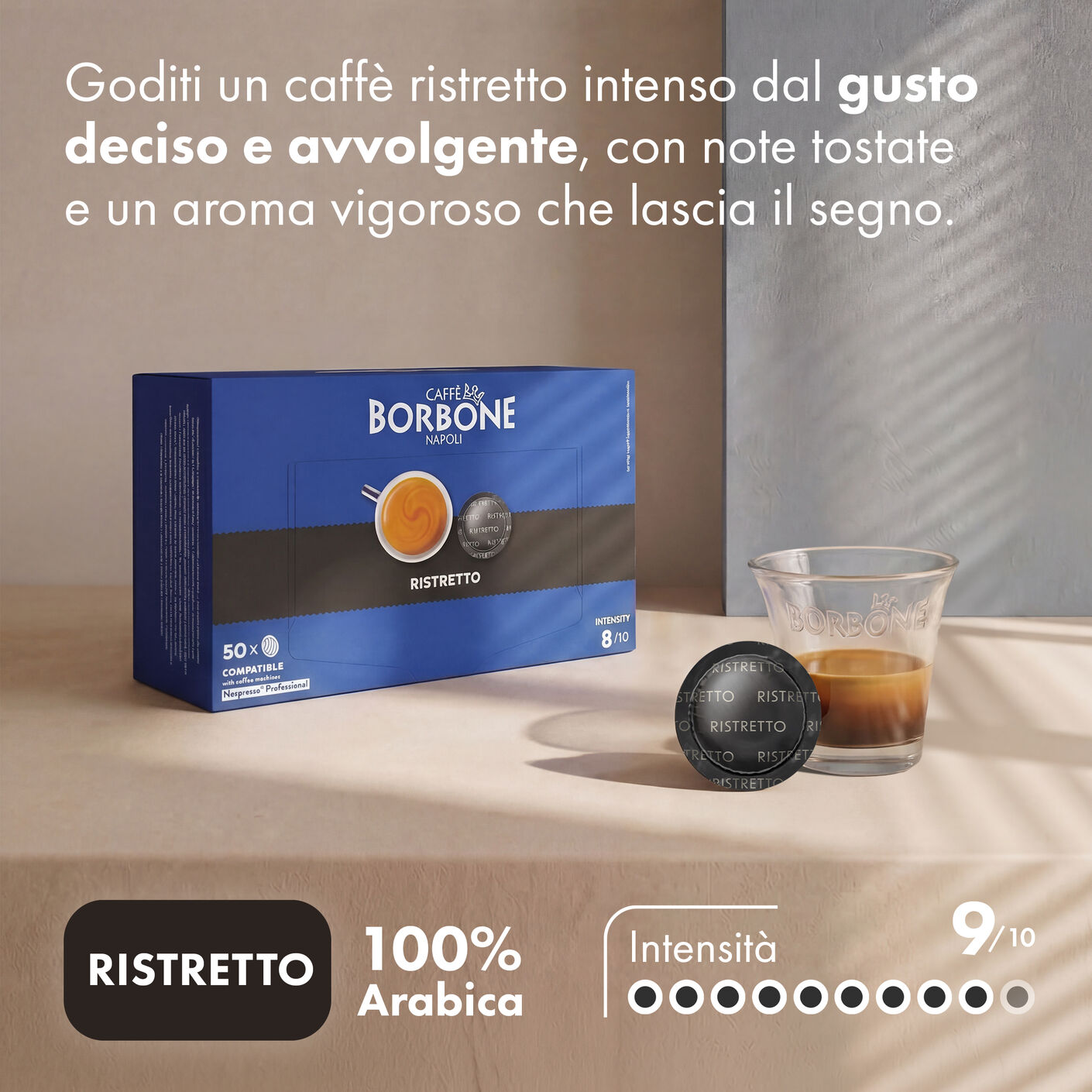 Compatible Capsules Nespresso Professional Ristretto
