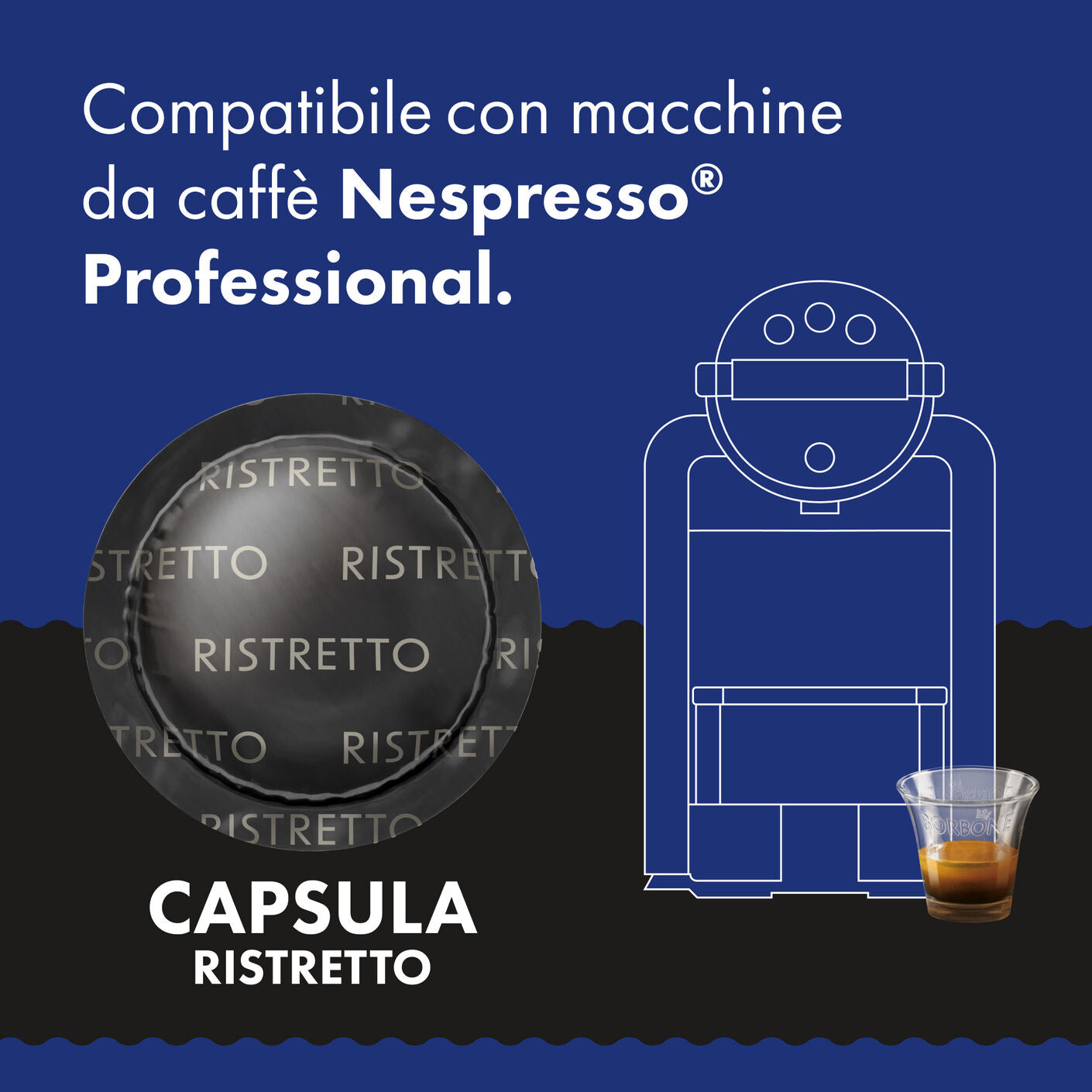 Compatible Capsules Nespresso Professional Ristretto