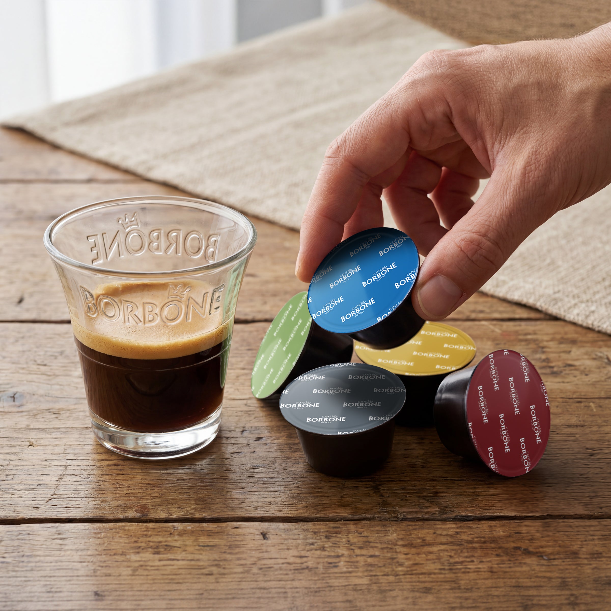 New Borbon Coffee Capsules Black Blend Compatible Nescafe Dolce Gusto