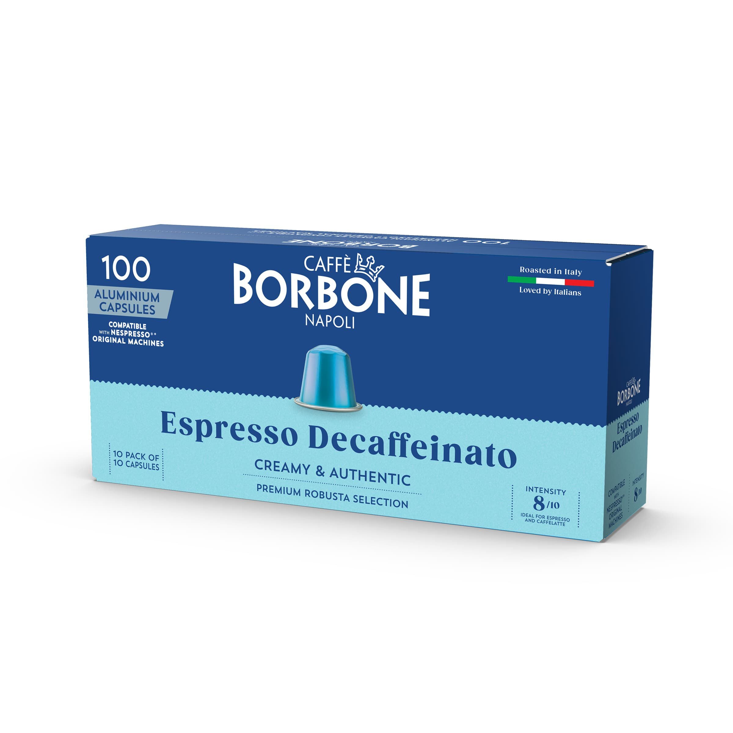 New Capsules Borbone Blend Dek Compatible Nespresso Aluminum