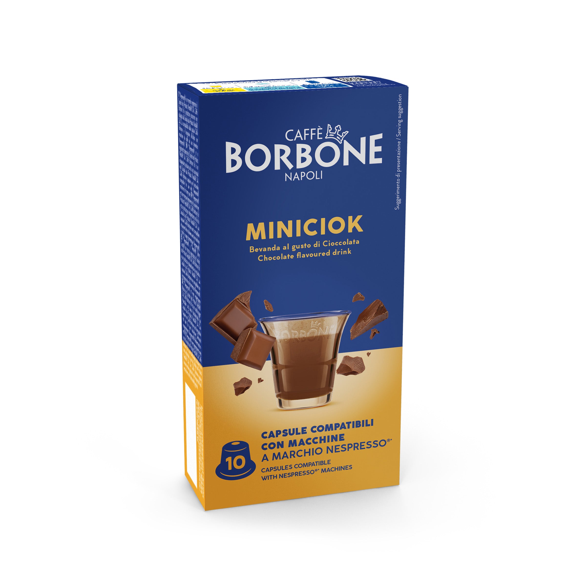 Borbone Compatible Capsules Nespresso Coffee Machines With Chocolate Flavor