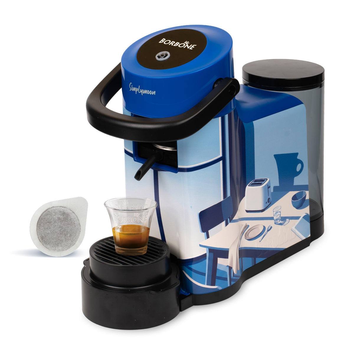 Simplymoon Caffè Borbone Limited Edition Blu Grafica 3