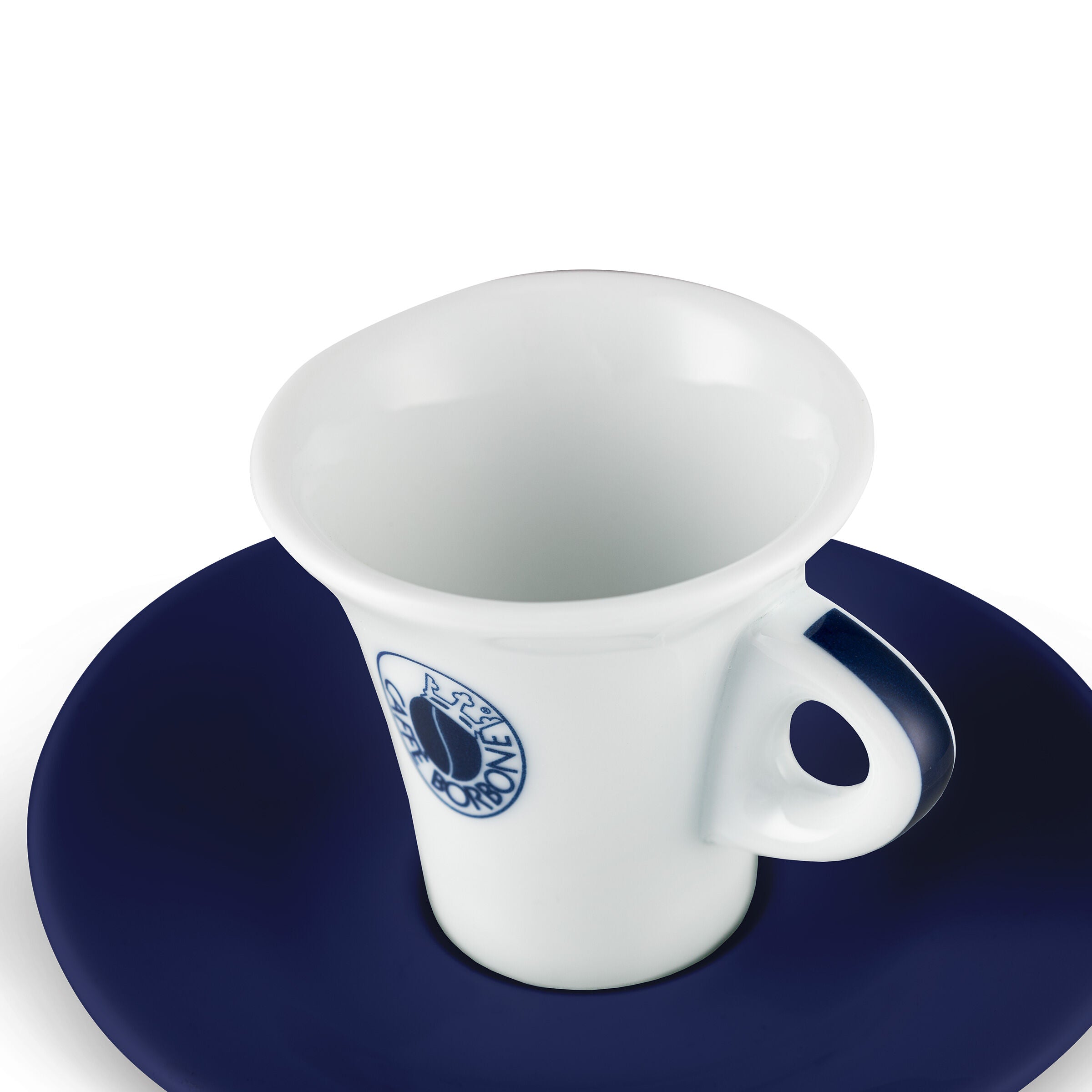 Set 6 Cups Borbone Saucer Blue