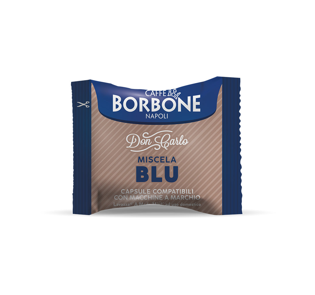 Borbone Don Carlo Blue Blend Capsules Compatible Lavazza A Modo Mio