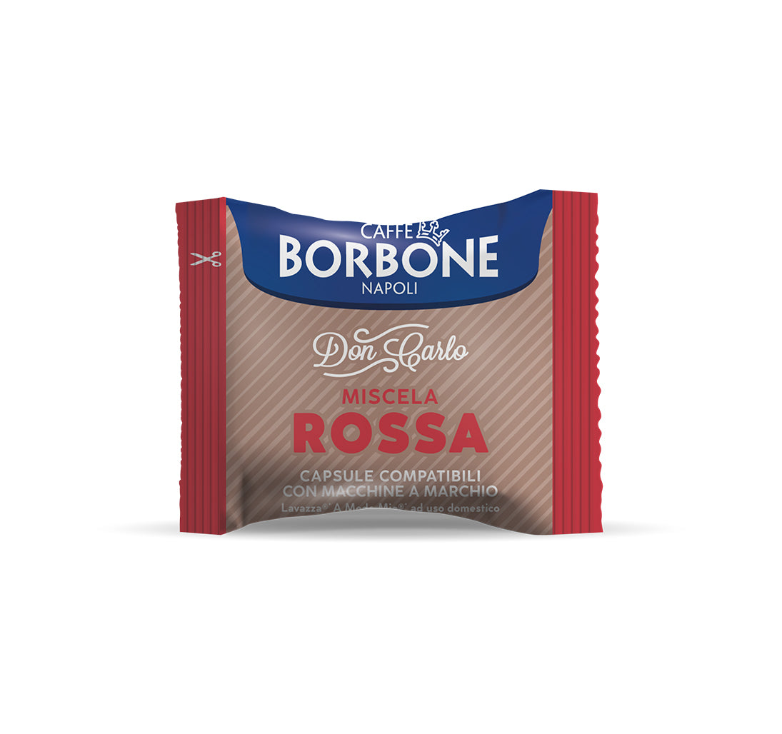 Borbone Don Carlo Red Blend Capsules Compatible Lavazza A Modo Mio