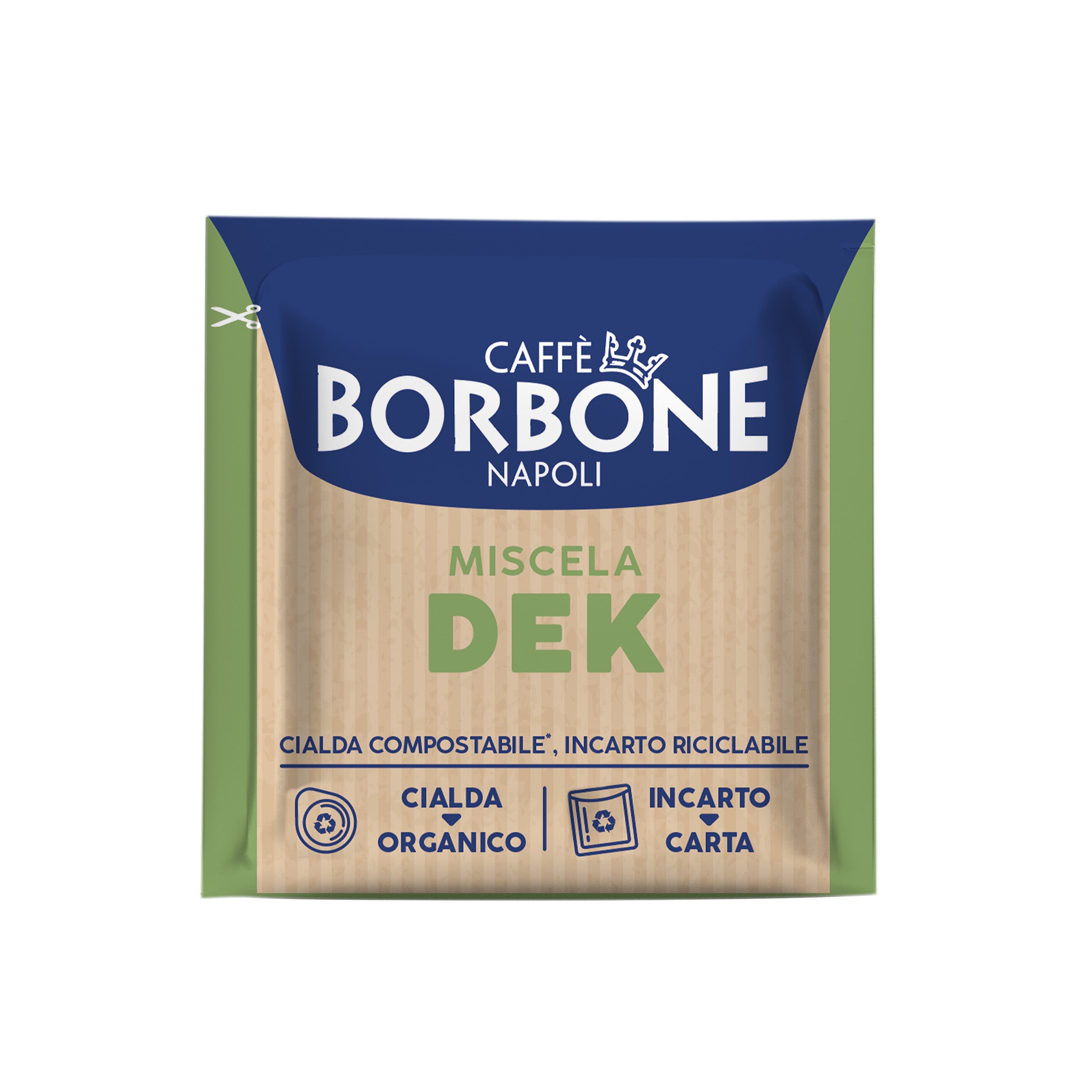 Ese Paper Pods 44 Mm Caffe Borbone Dek Green Blend