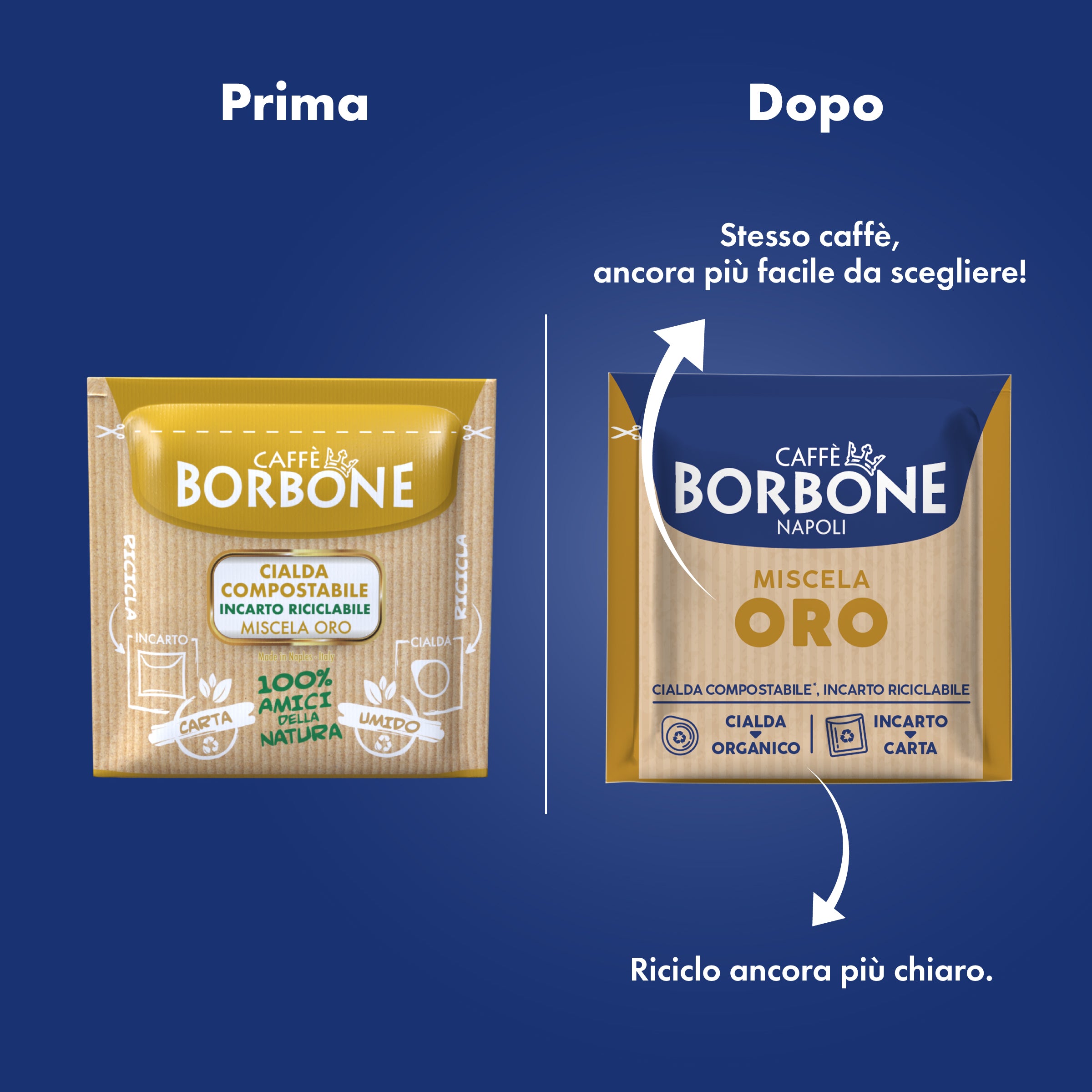 Ese Paper Pods 44 Mm Caffe Borbone Gold Blend