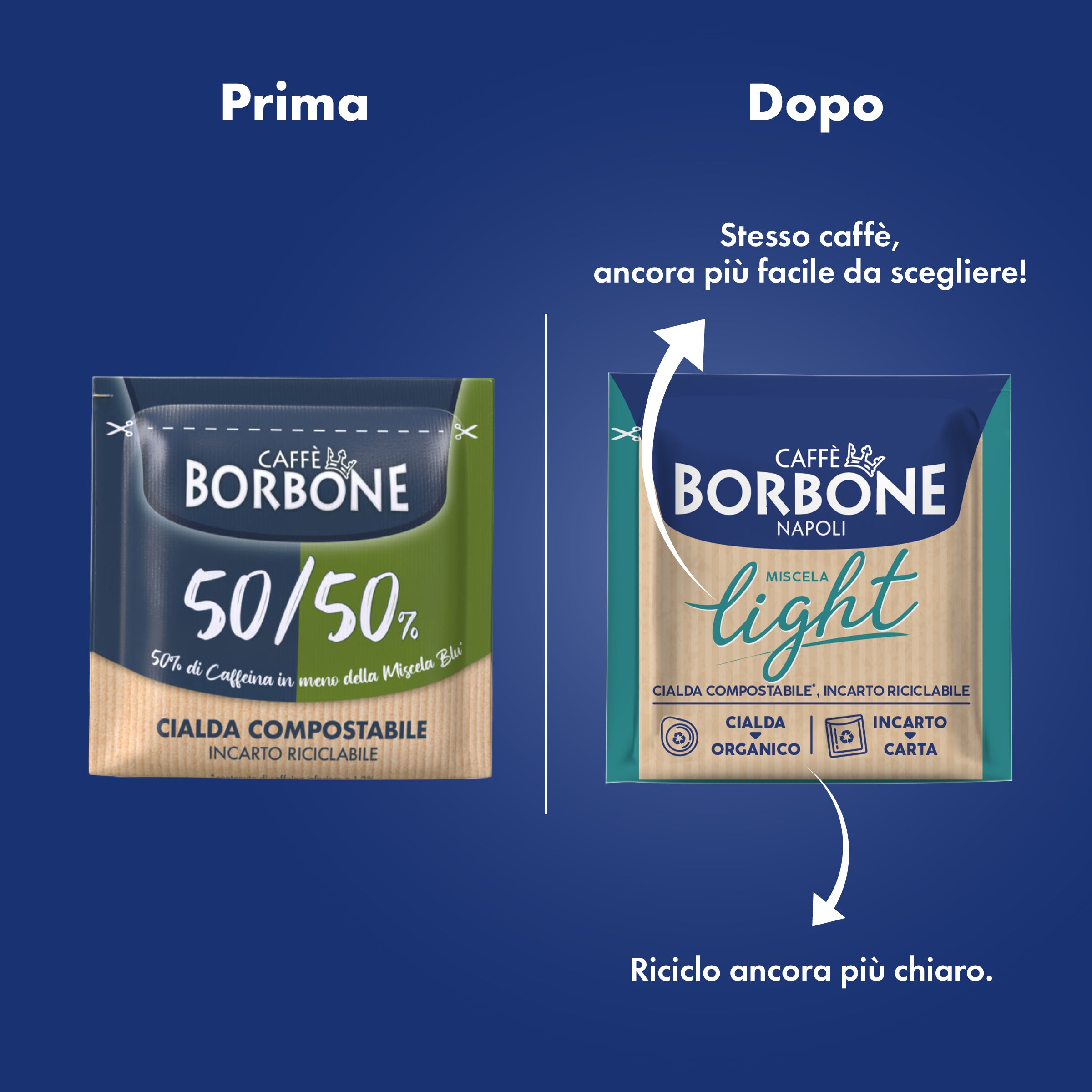 Ese Paper Pods 44 Mm Caffe Borbone Light Blend