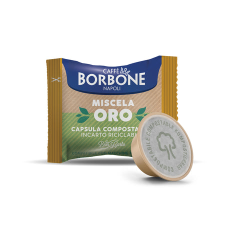 Capsule Borbone COMPOSTABILI e COMPATIBILI Don Carlo Miscela ORO