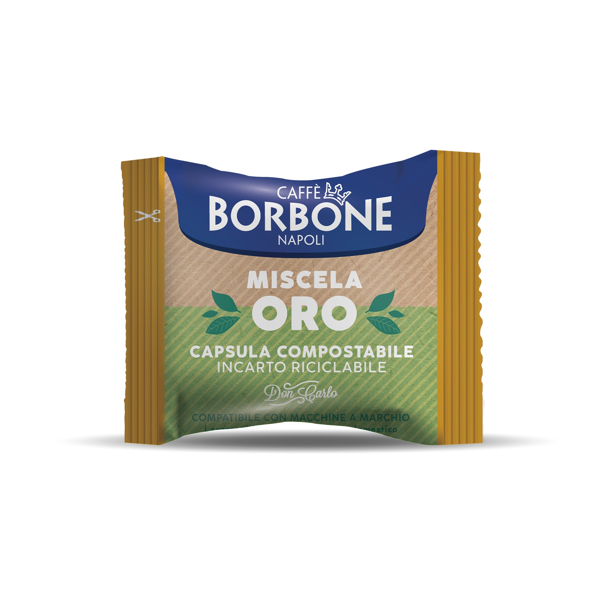 Borbone Don Carlo Gold Blend Compostable Capsules Compatible Lavazza A Modo Mio