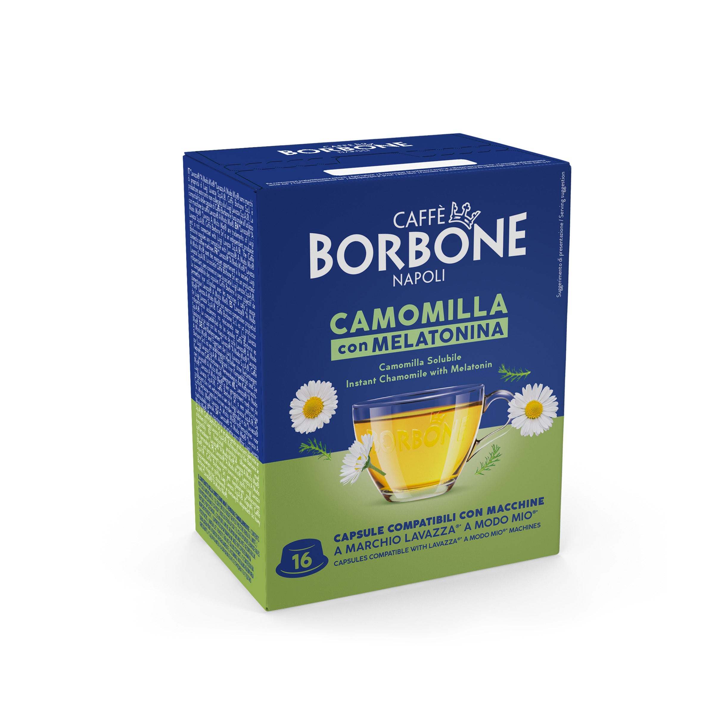 Capsule Compatible Borbone Lavazza A Modo Mio Machines Chamomile And Melatonin