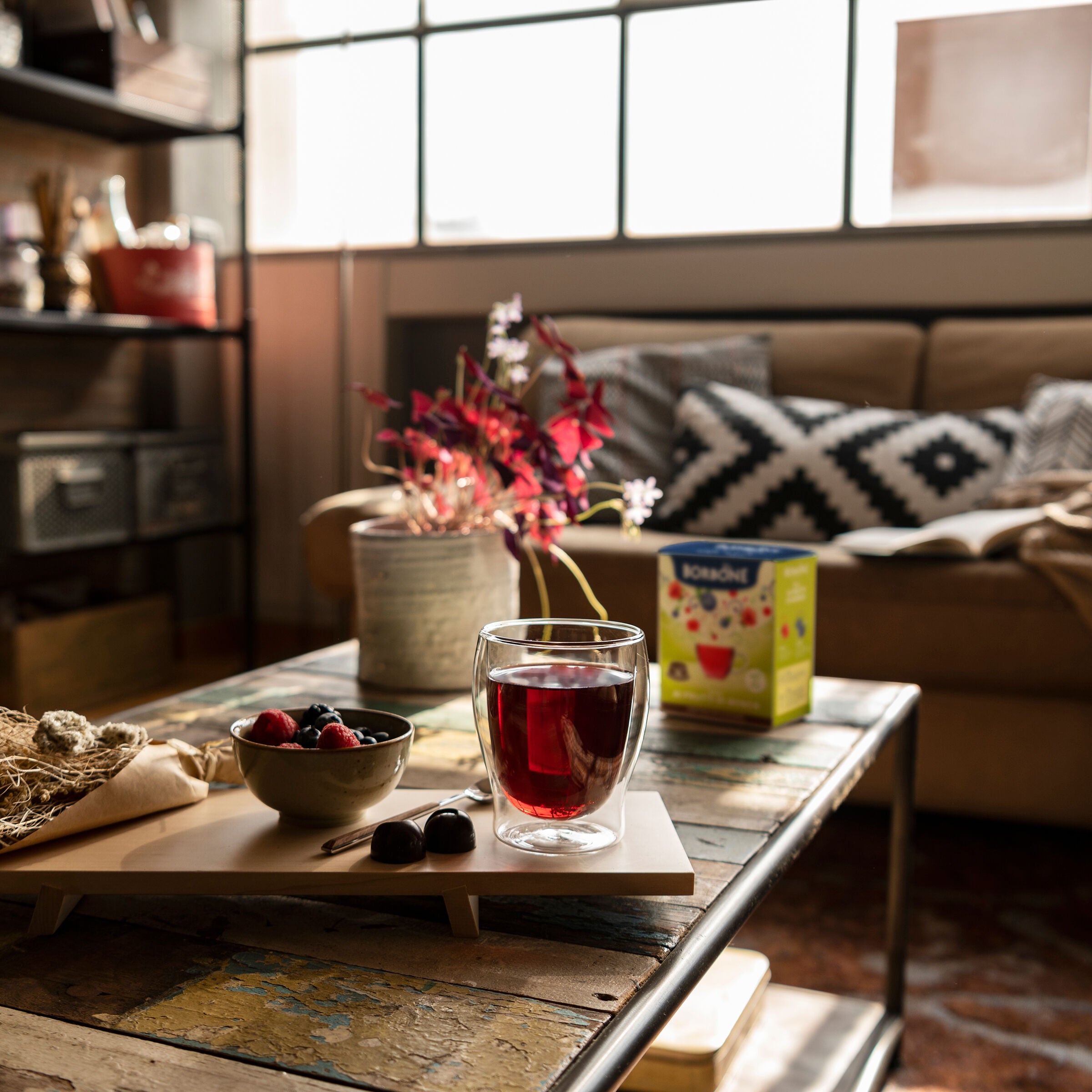 Capsule Compatible Borbone Lavazza A Modo Mio Machines Herbal Tea With Berries