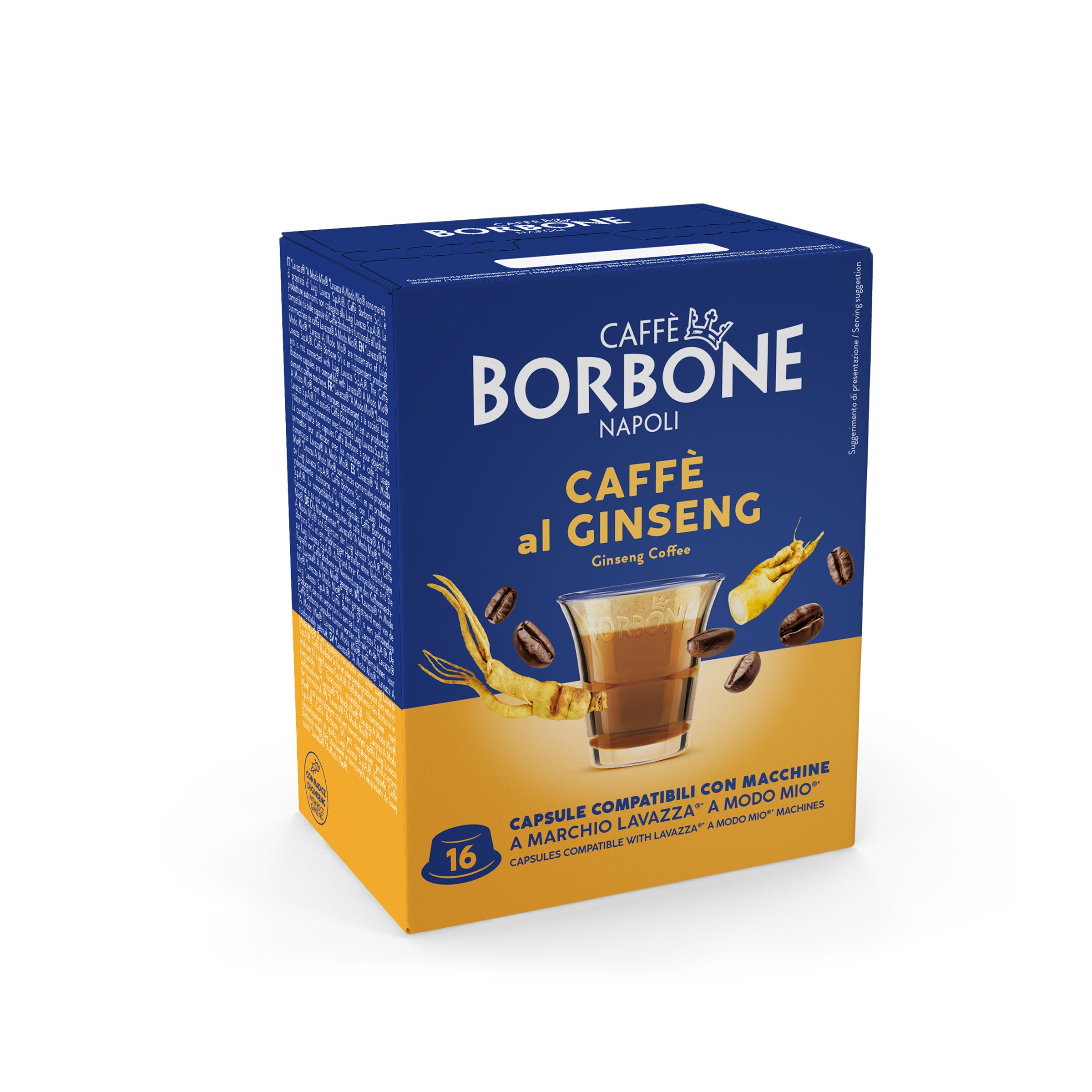 Capsule Compatible Borbone Lavazza A Modo Mio Coffee Machines With The Taste Of Ginseng