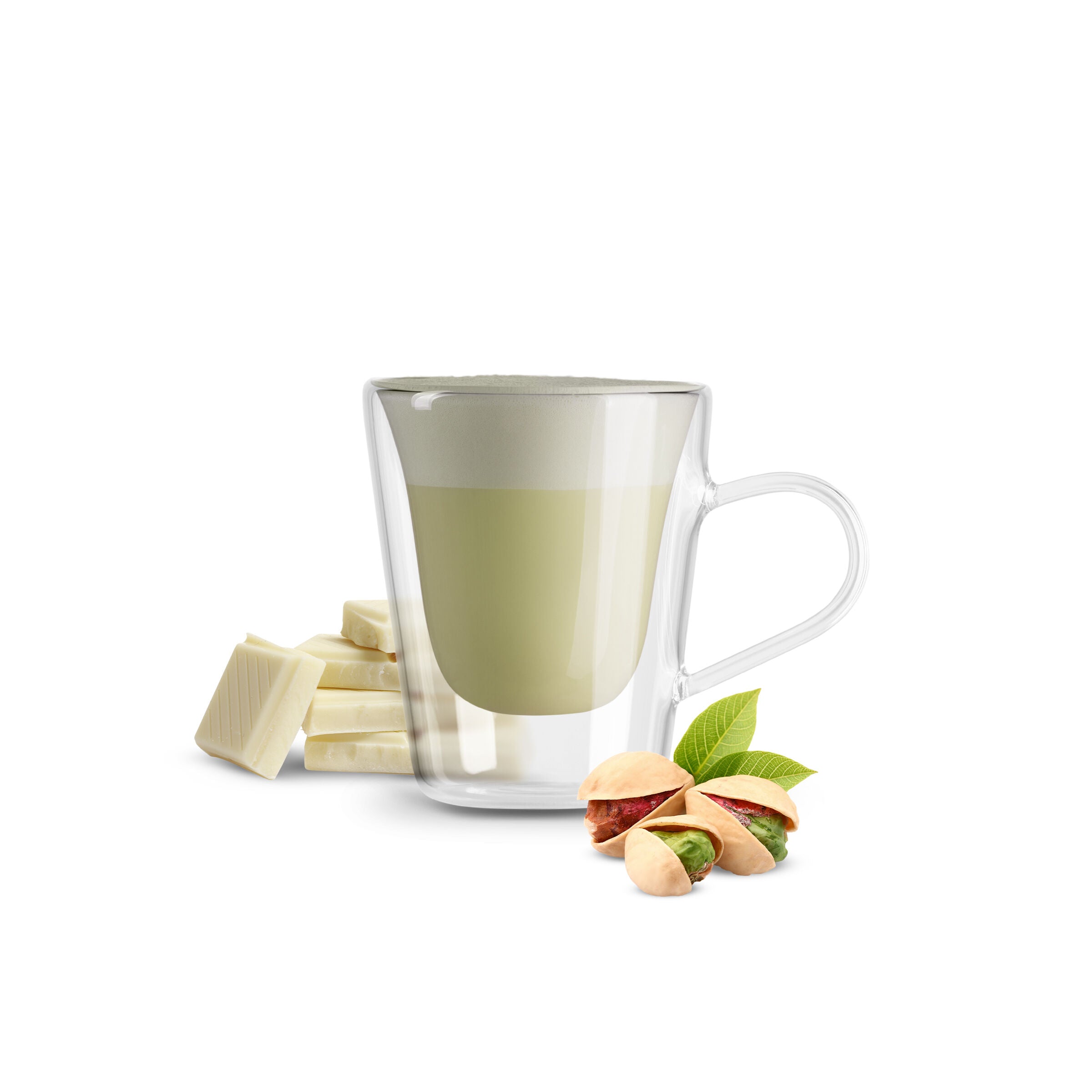 Capsule Compatible Borbone Lavazza A Modo Mio Coffee Machines With The Taste Of Pistacchio