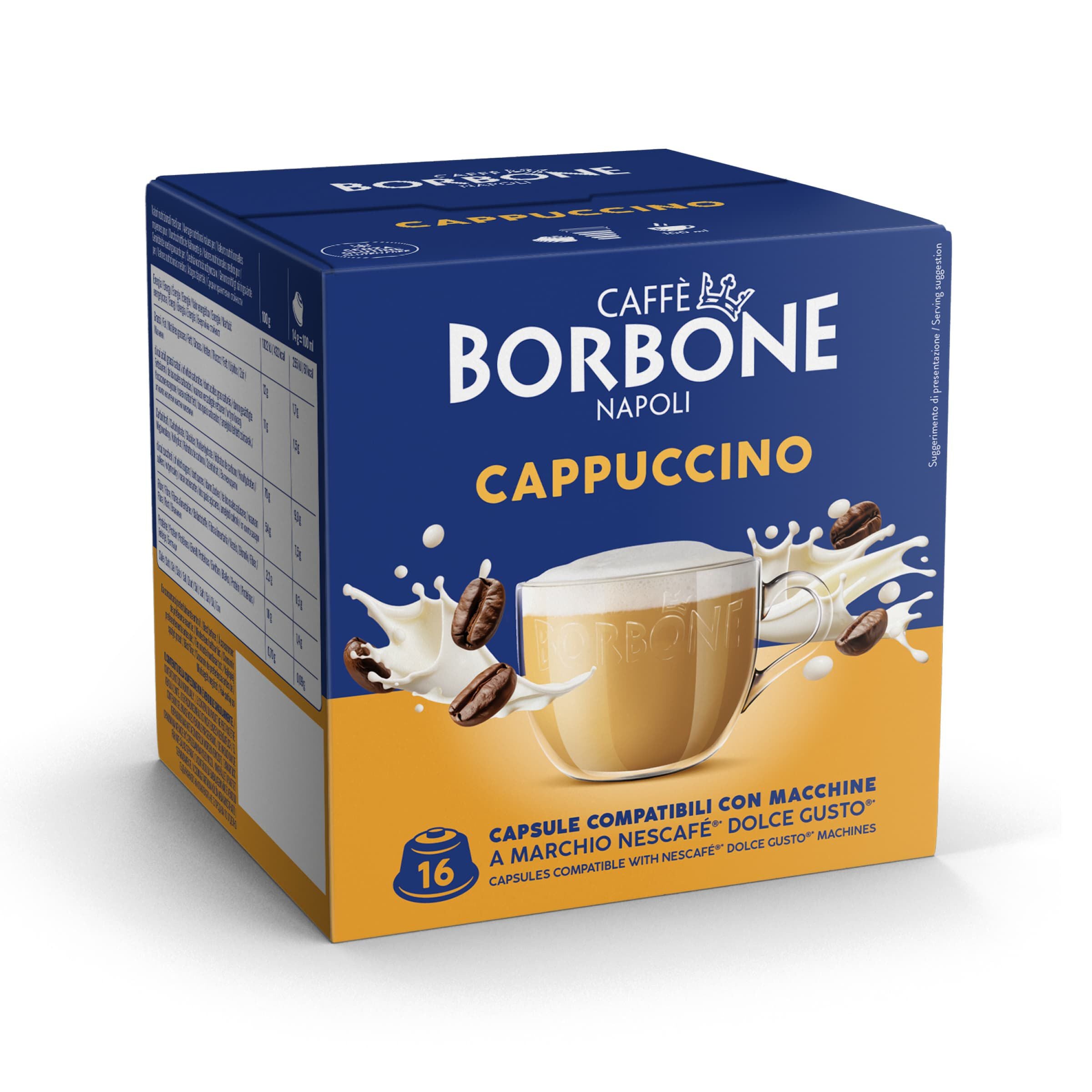 Capsule Compatible Borbone Machines Nescafe Dolce Gusto Coffee With The Taste Of Cappuccione