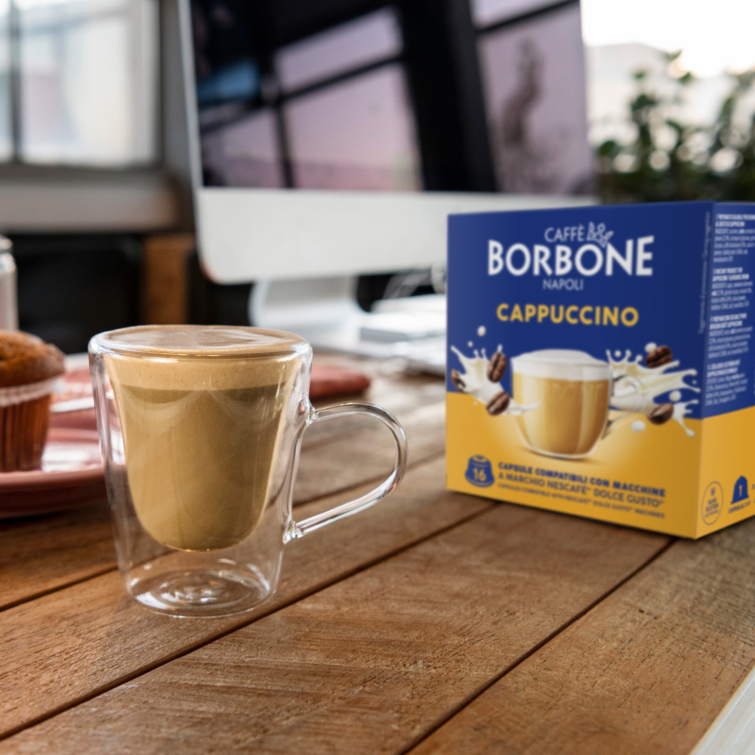 Capsule Compatible Borbone Machines Nescafe Dolce Gusto Coffee With The Taste Of Cappuccione