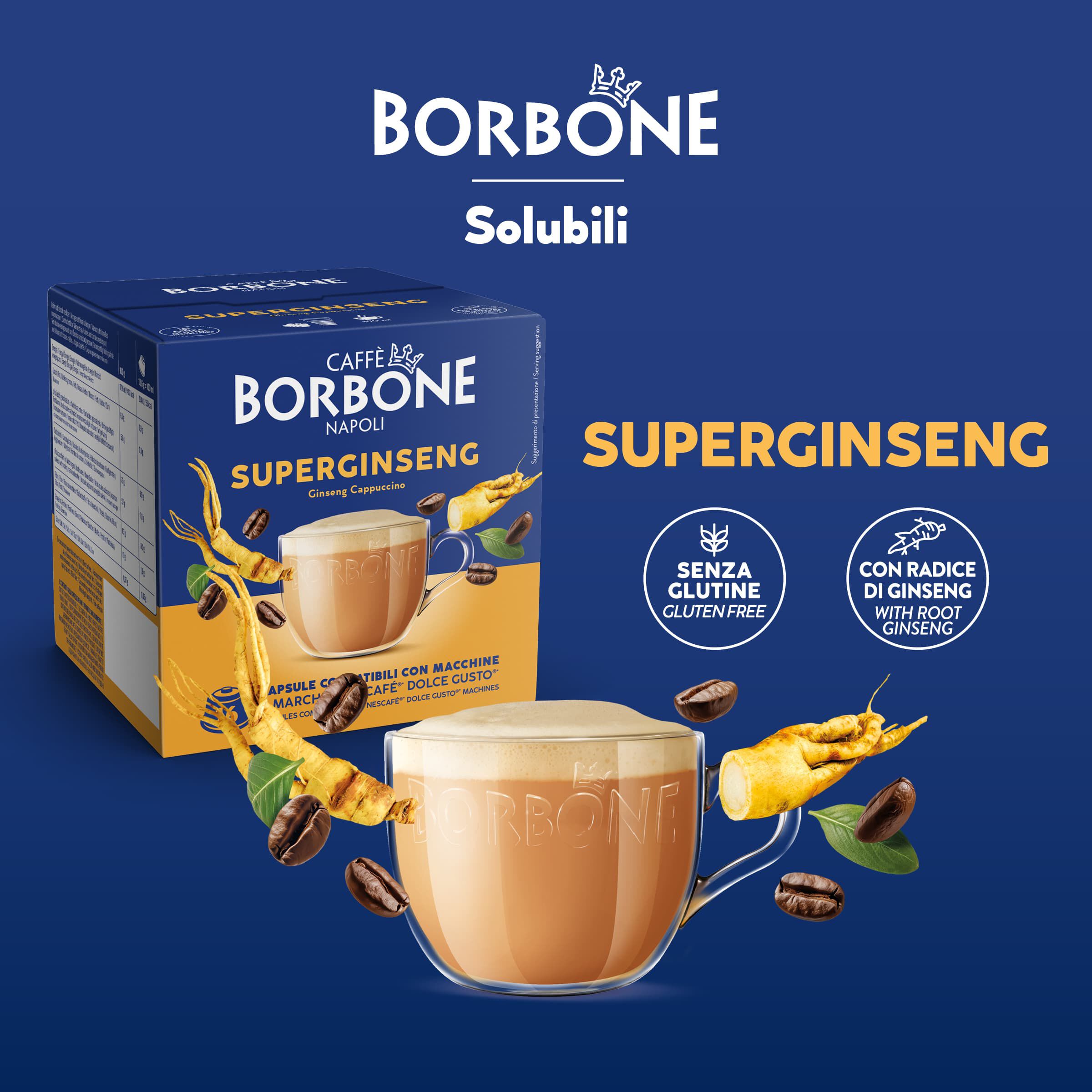 64 Superginseng Capsules Compatible With Coffee Machines Nescafe R Dolce Gusto R