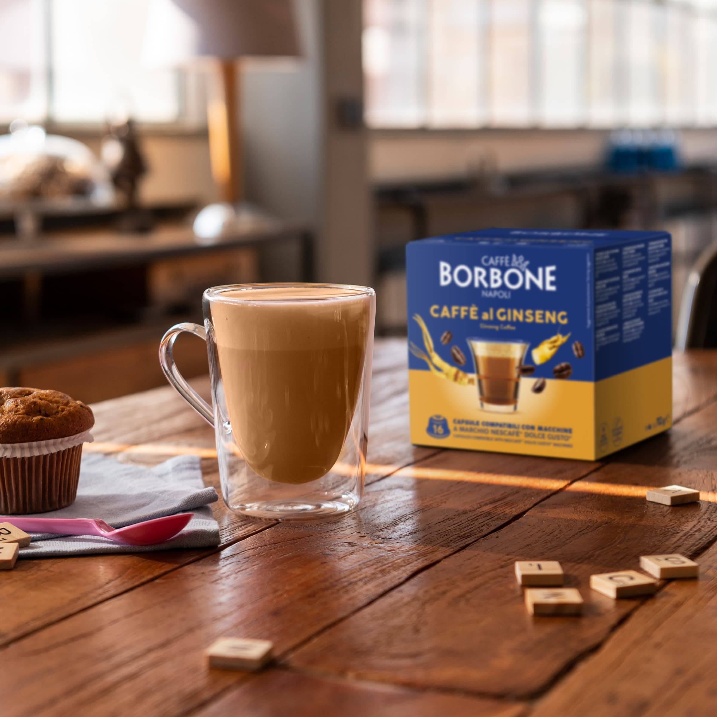 Capsules Borbone Compatible Coffee Machines Nescafe Dolce Gusto Flavored Ginseng