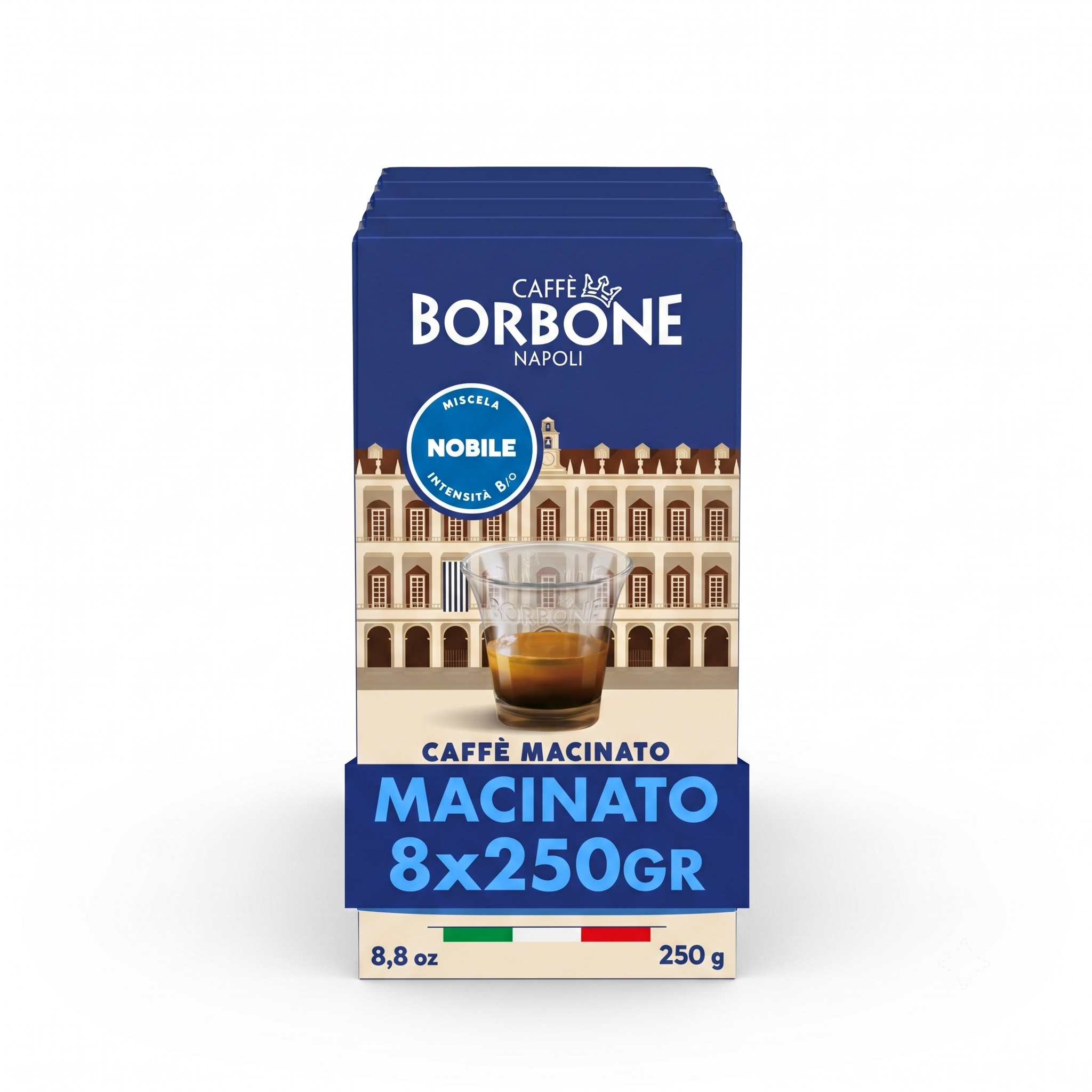 Moka Borbone Nobile Blend 2Kg Bundle 8X250Gr