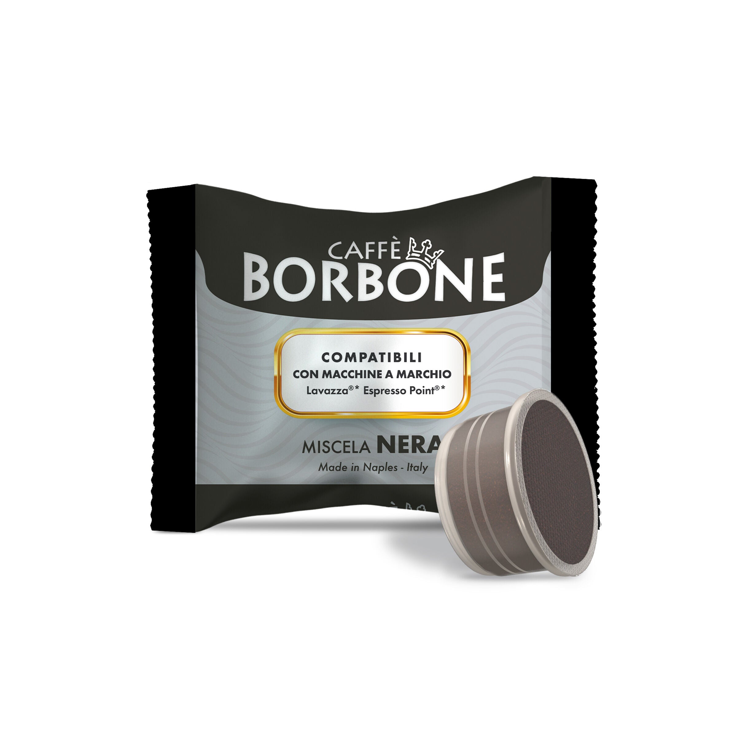 Capsules Caffe Borbone Black Blend Compatible Lavazza Espresso Point