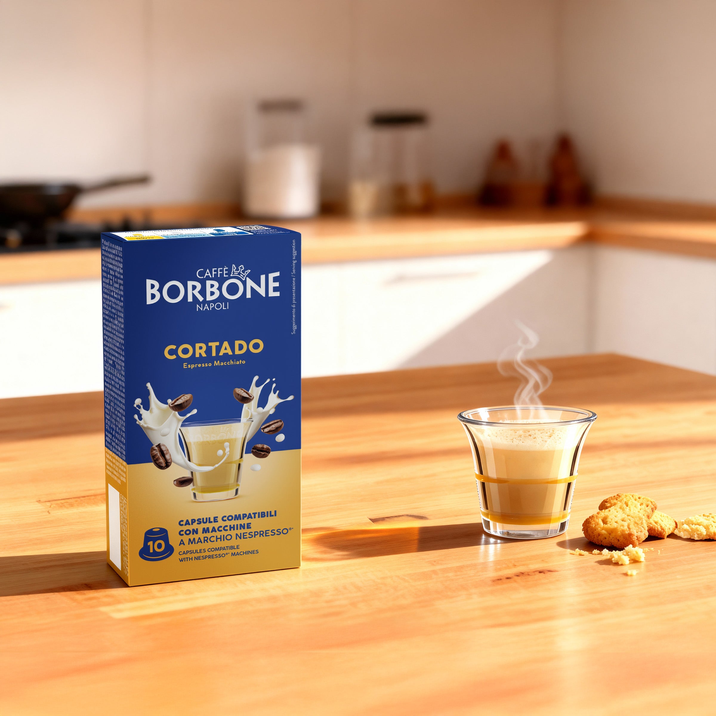 Capsule Compatible Borbone Machines Nespresso Coffee With The Taste Of Cortado