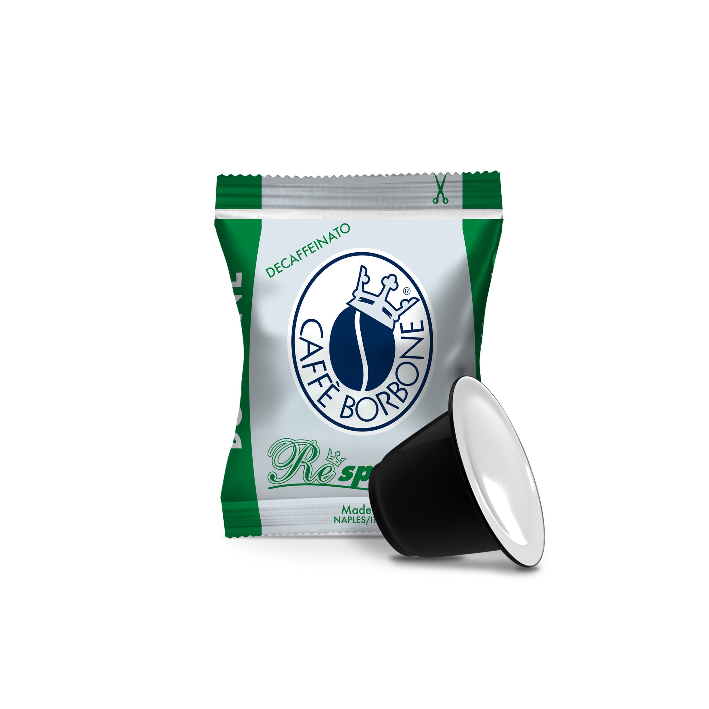 Dek Green Blend Capsules Borbone Respresso Compatible Nespresso