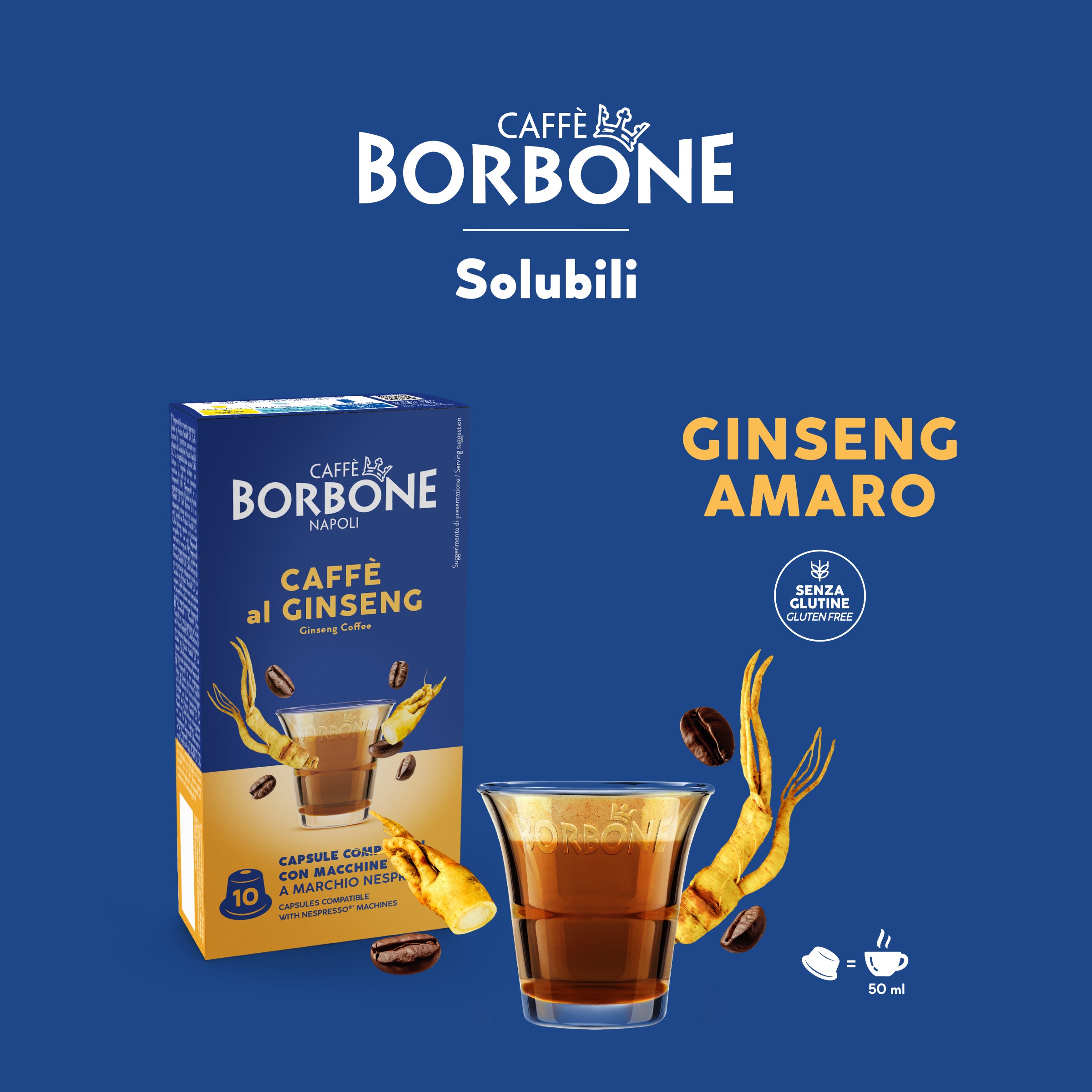 Capsule Compatible Borbone Nespresso Coffee Machines With The Taste Of Bitter Ginseng