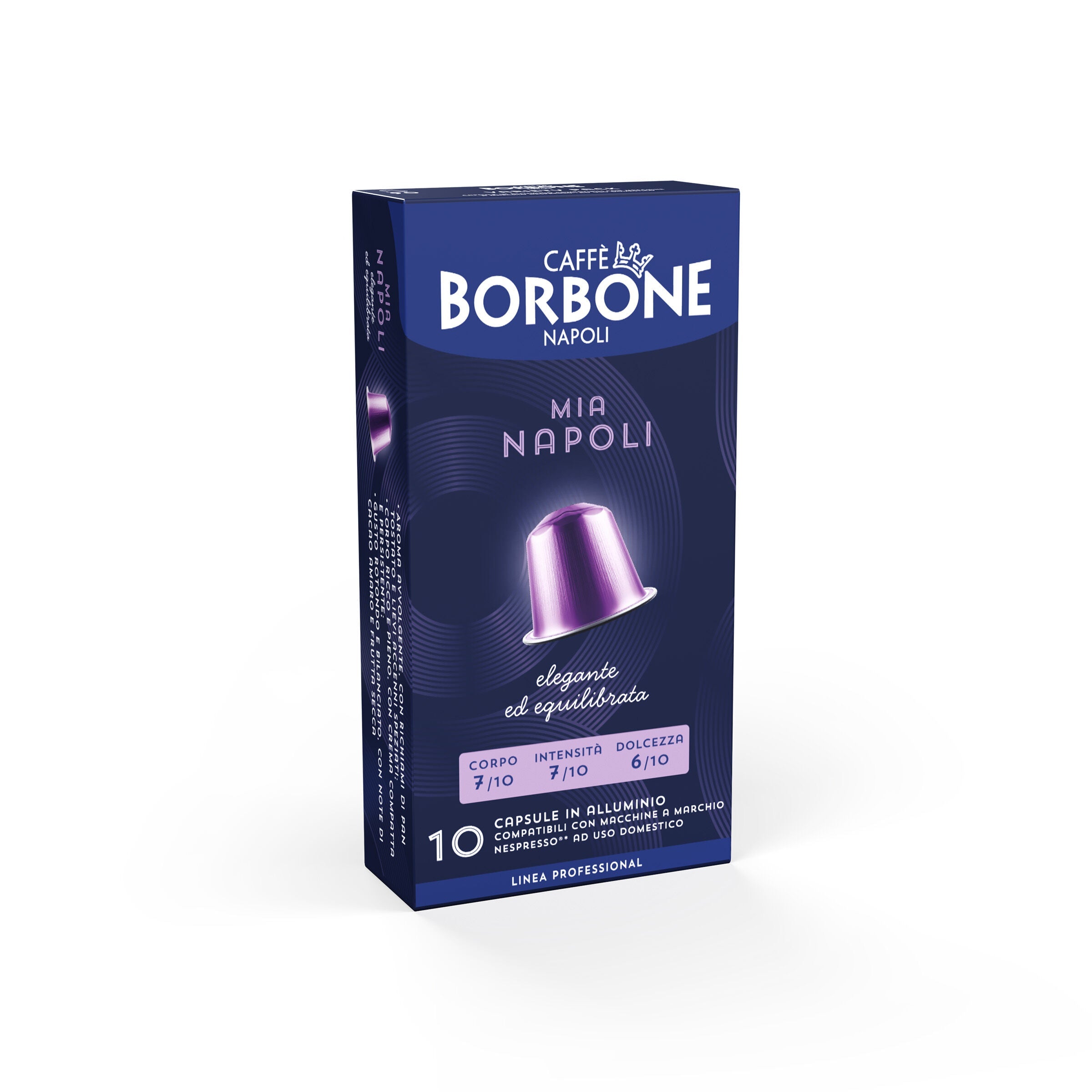 New 100 Aluminum Capsules Compatible With Nespresso R Machines Mia Napoli Blend