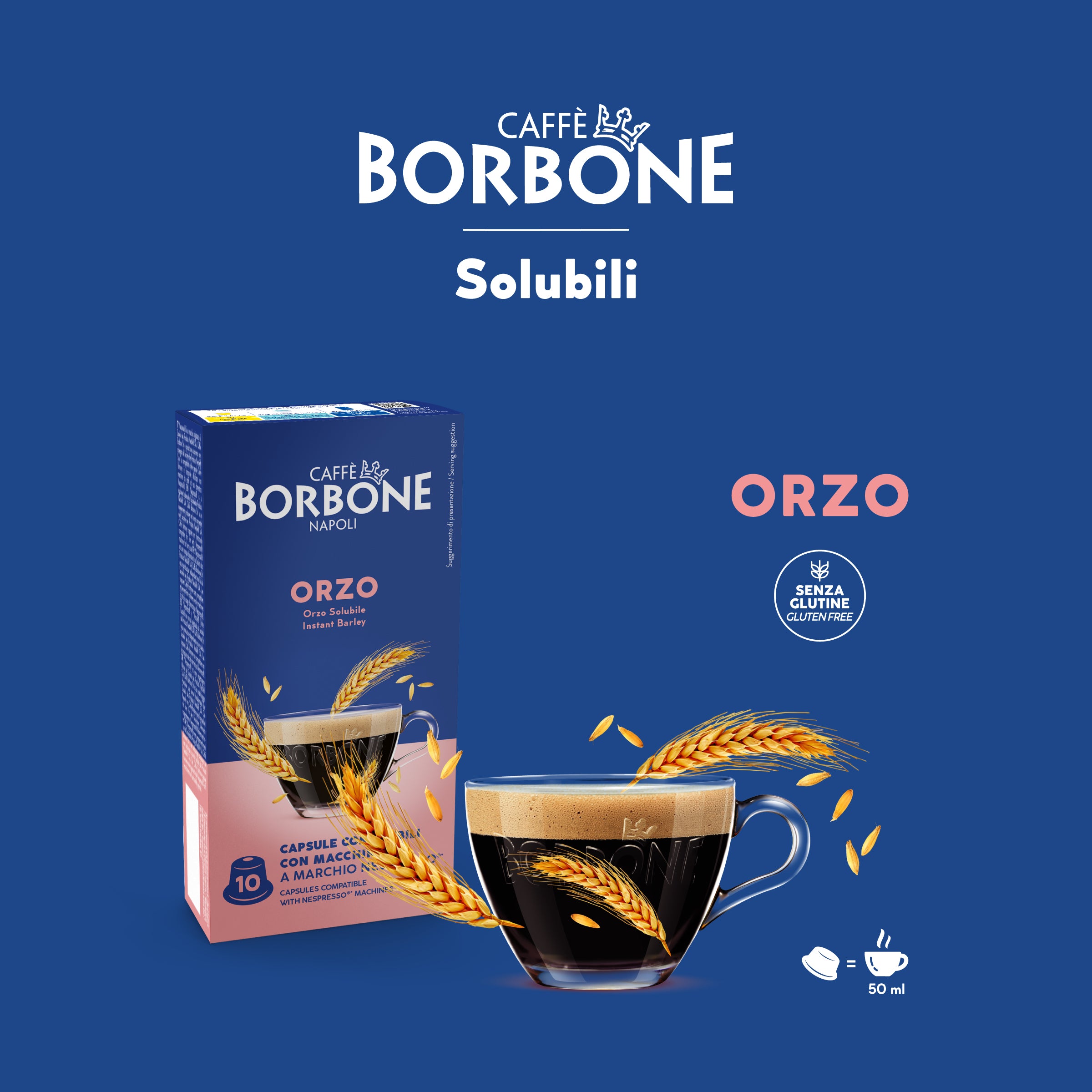 Capsule Compatible Borbone Nespresso Coffee Machines With The Taste Of Barley