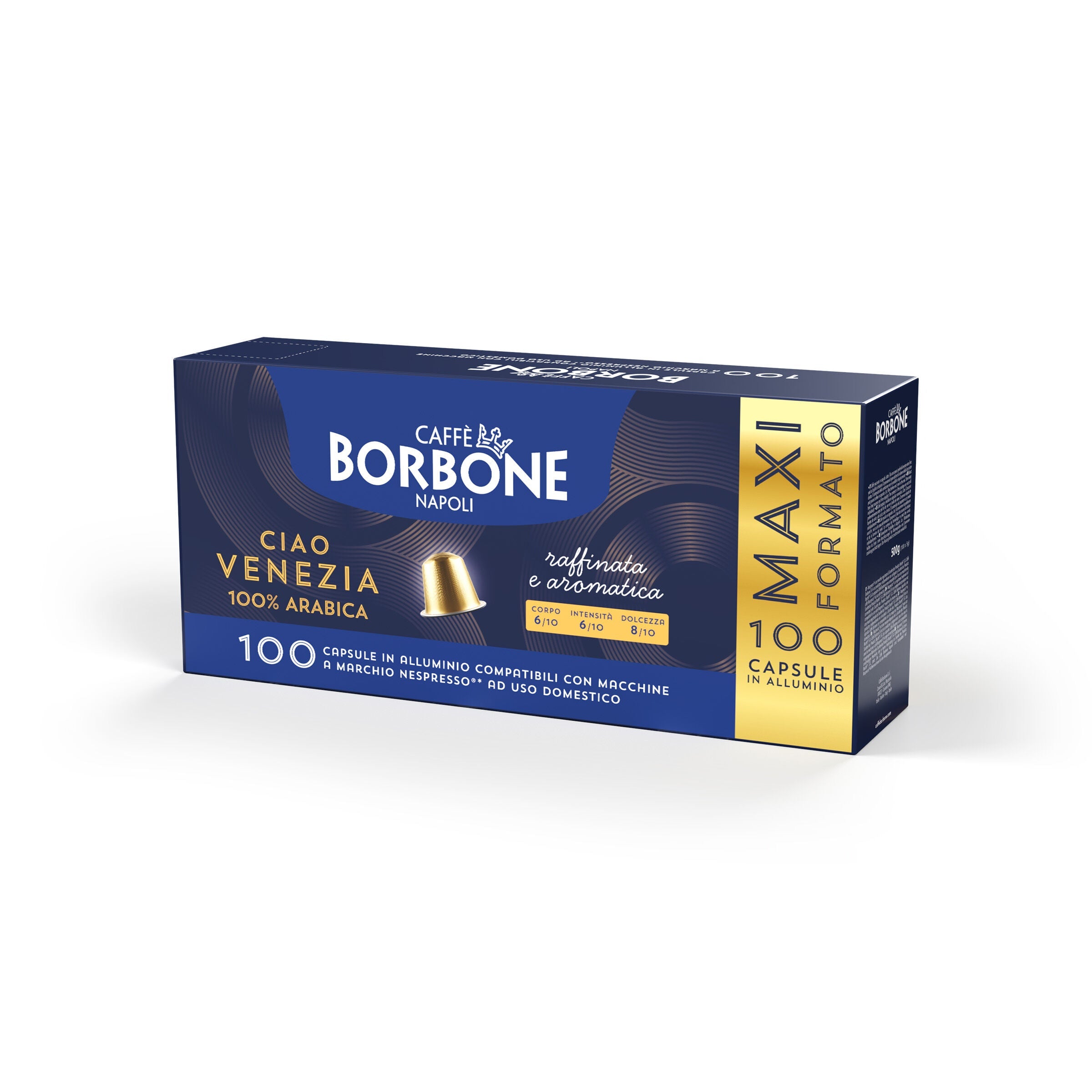 New 100 Aluminum Capsules Compatible With Nespresso R Machines Ciao Venezia Blend