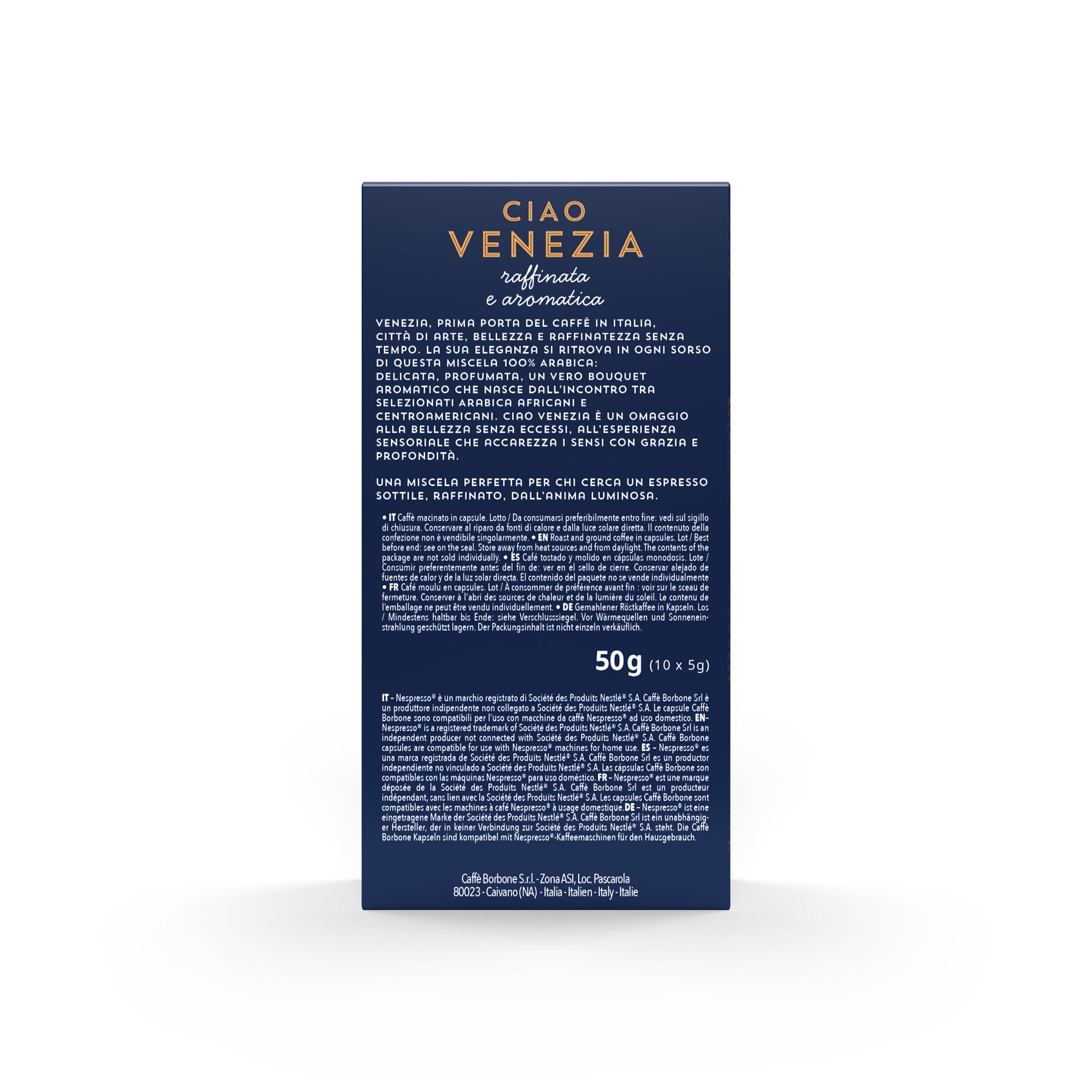 New 100 Aluminum Capsules Compatible With Nespresso R Machines Ciao Venezia Blend