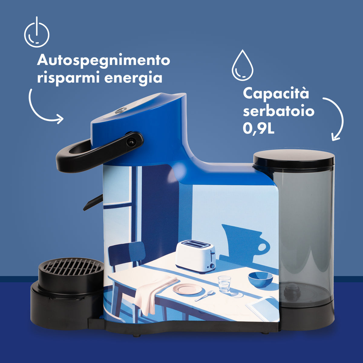 Simplymoon Caffè Borbone Limited Edition Blu Grafica 3